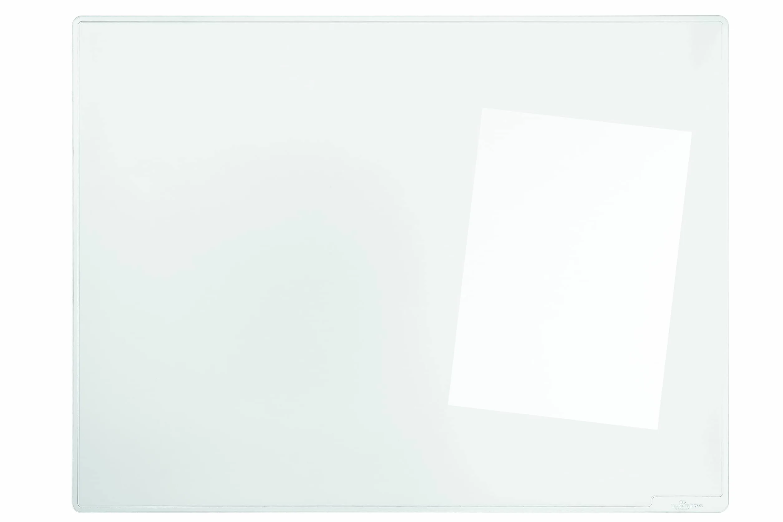 DURAGLAS 711319 Vade de escritorio 650x500 mm transparente