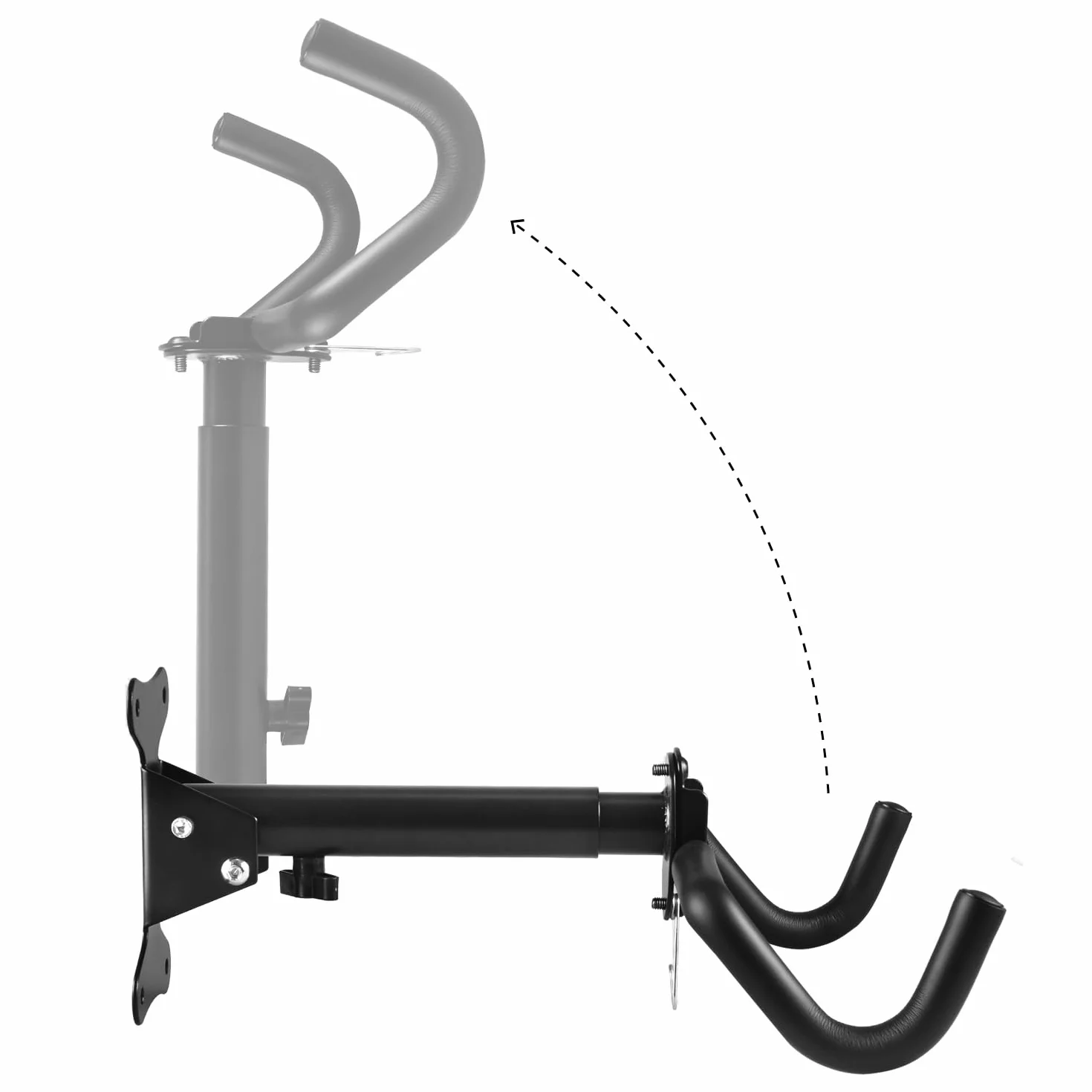 Soporte de pared para bicicletas Maclean, horizontal, acero, carga máx. 30 kg, MC-484