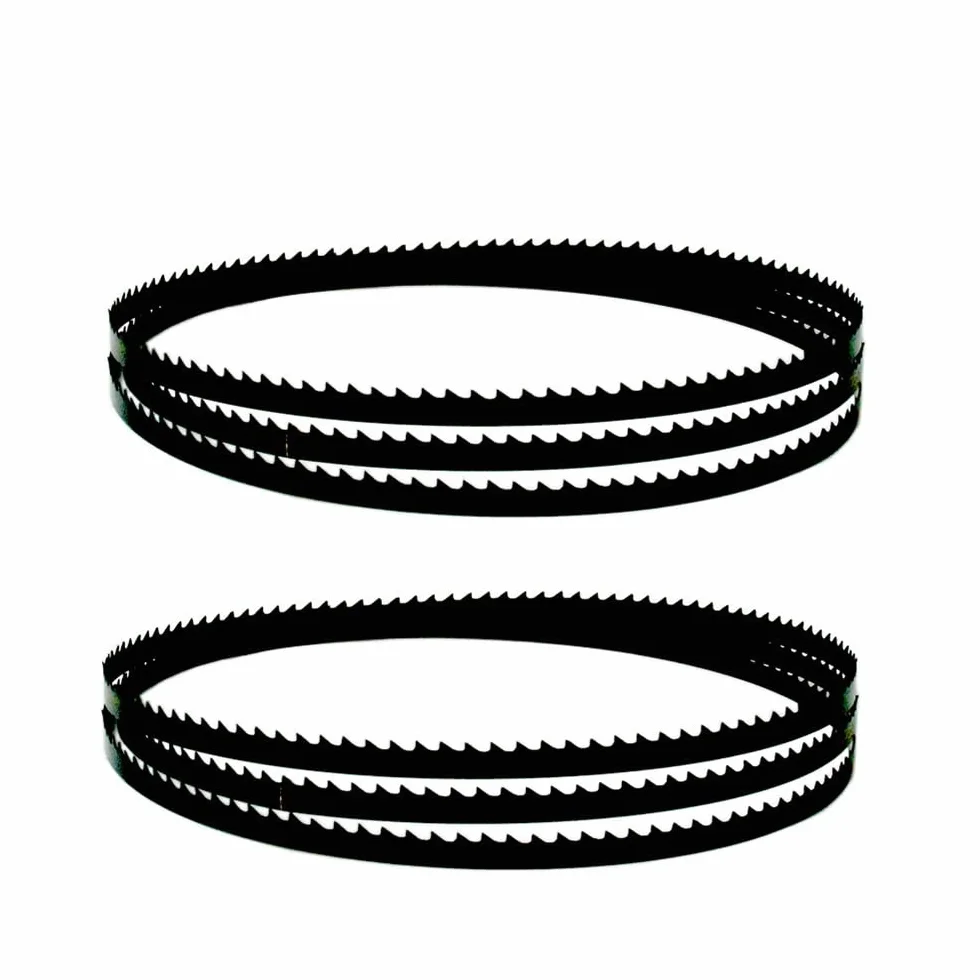 Hoja de sierra de cinta de madera de 2120mm, 2120X9,5X0,5mm, 10 TPI, hojas de sierra de cinta de carbono, herramientas de carpintería, accesorios, 2 uds.