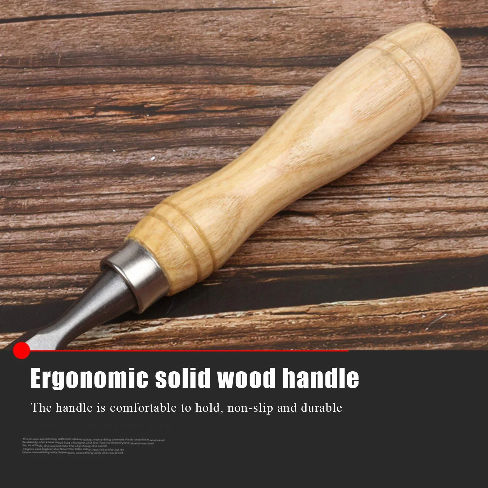 Del mismo tamaño de madera tallando las herramientas conjunto de 12 con la caja de madera - Formones Cinceles Cuchillo de trinchar para principiantes, aficionados y profesionales
