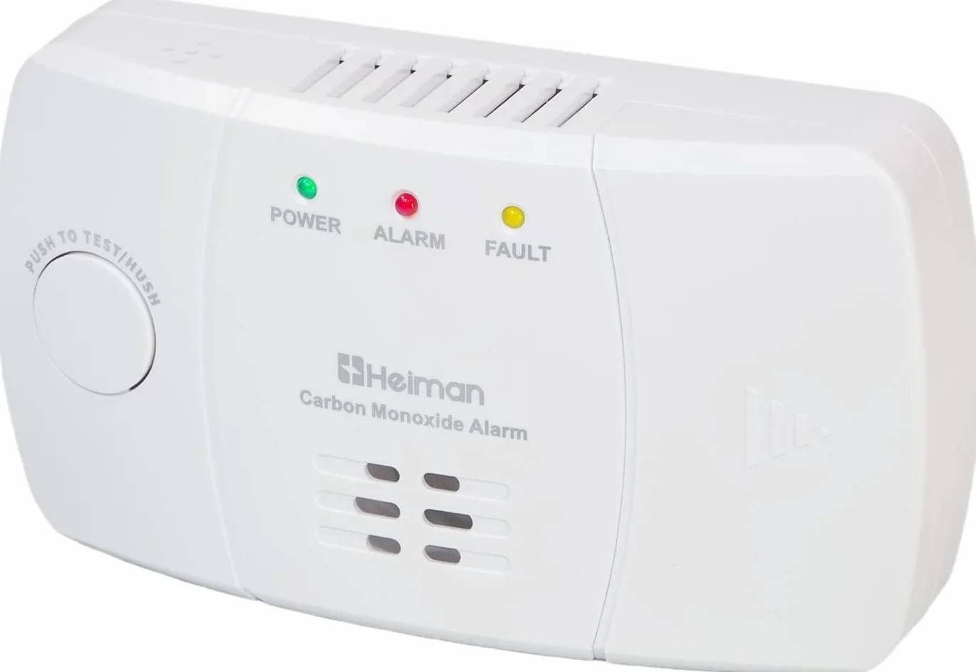 HEIMAN Detector de Monóxido de Carbono con Sensor Electroquímico, Batería Reemplazable con Duración de 10 Años, Certificaciones CE UKCA ROHS y EN 50291, con Indicador LED y Botón de Prueba (HM-722ES)