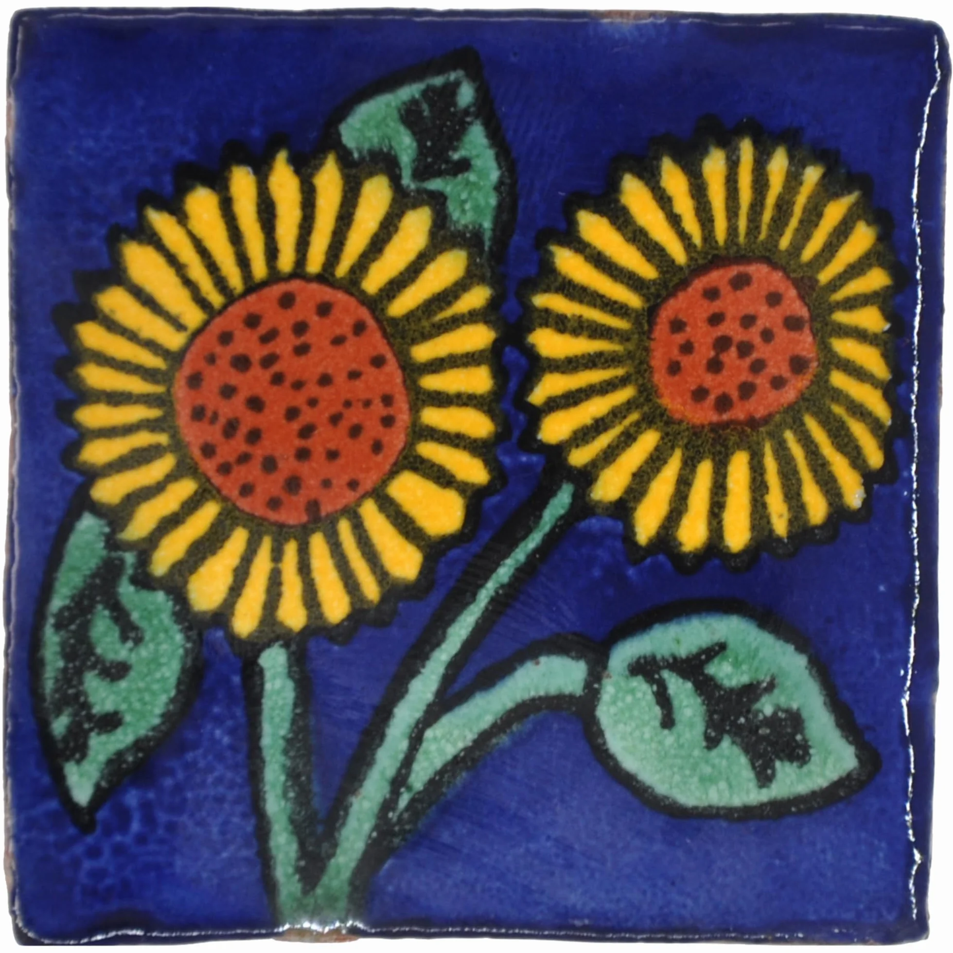 Tumia LAC Azulejos Mexicanos Artesanales de Talavera de 5cm