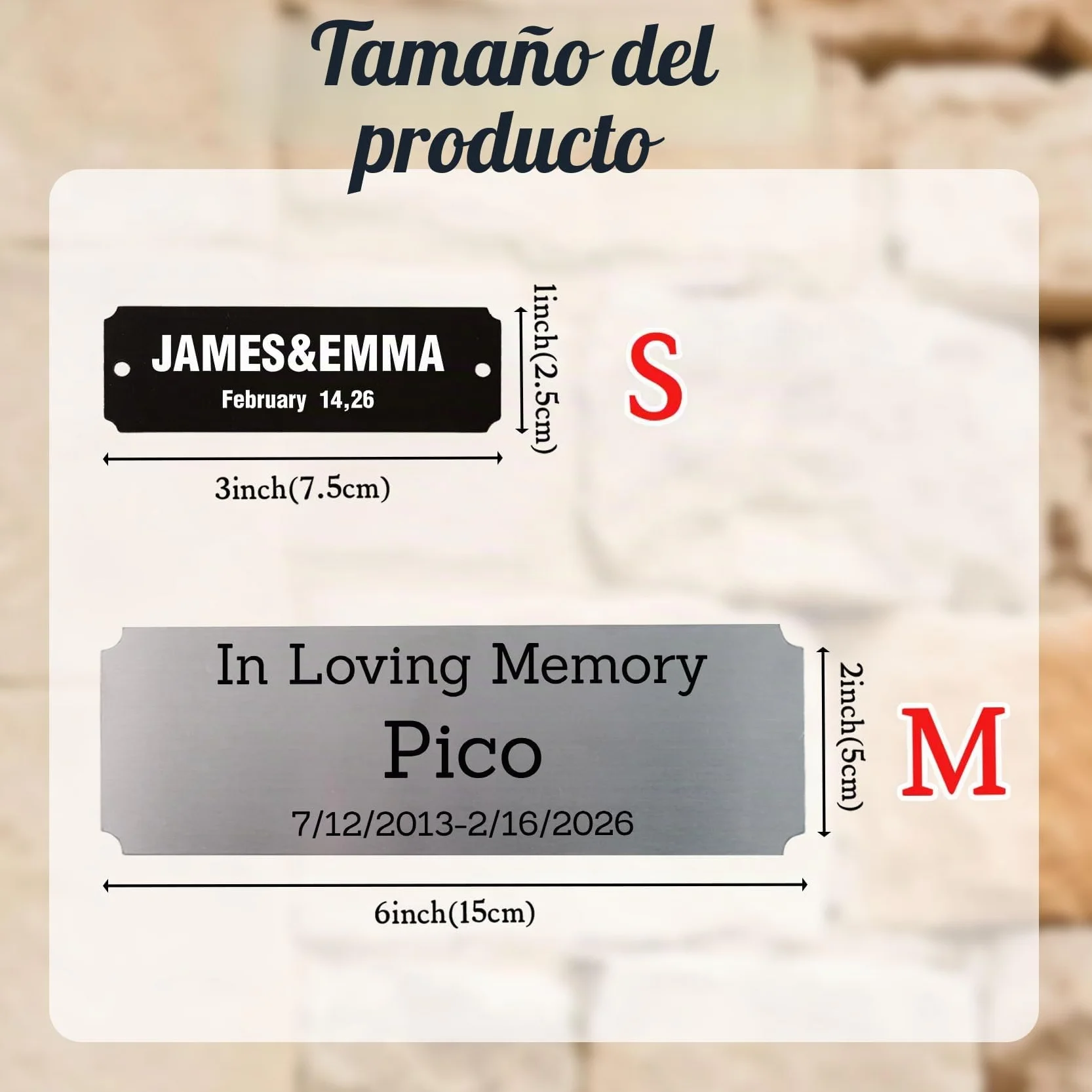 Placas Personalizadas,Placa Grabada Personalizada,para el hogar, la oficina, el apartamento, el grabado láser,casa personalizada, decoración de pared o puerta, regalo de inauguración.