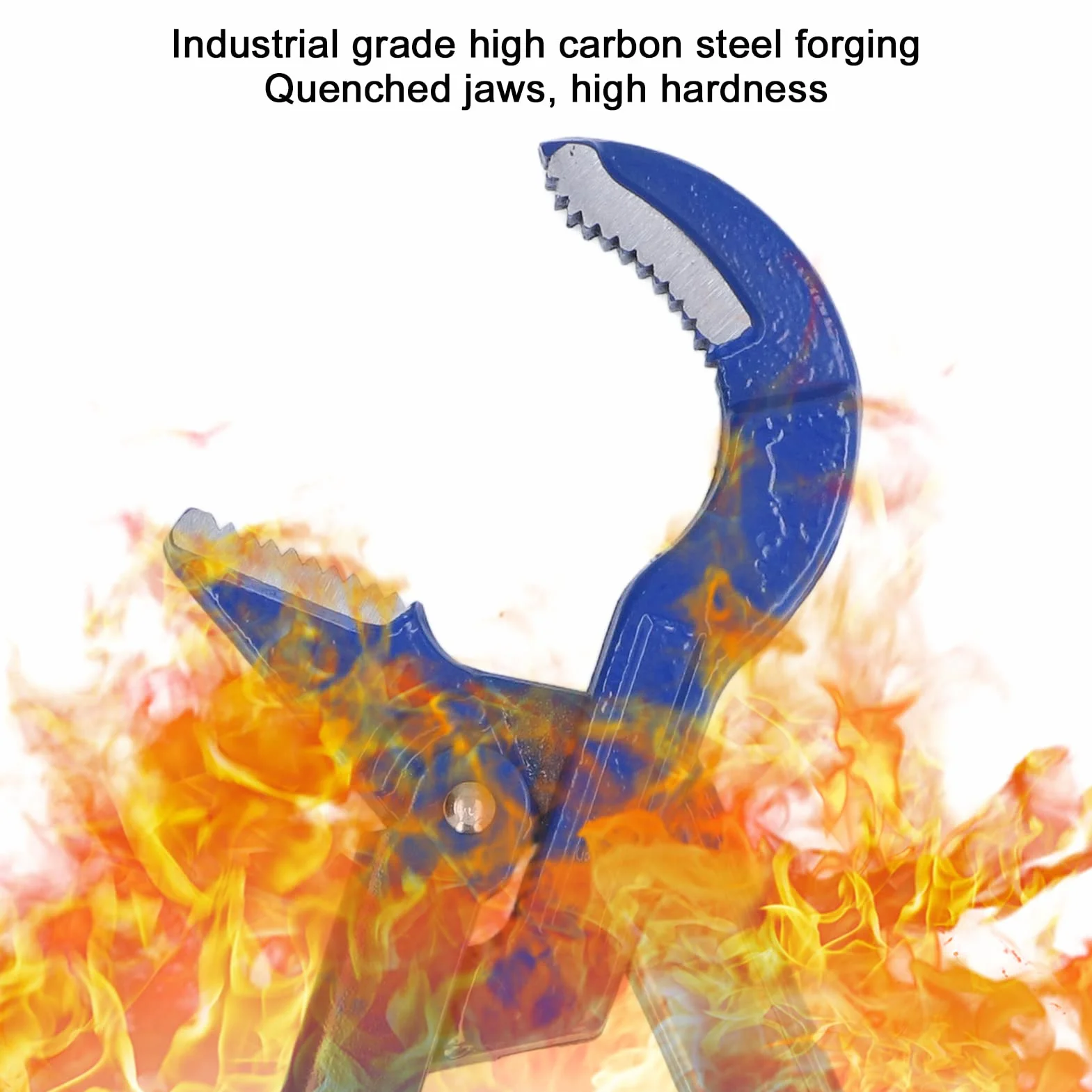 Llave de Tubo, Alicates Universales Métricos de Punta Doblada de 45° Llave Sueca de Acero de Alto Carbono para Abrazadera de Plomería de Baño(1.5 inches),Alicates y herramientas de sujeción