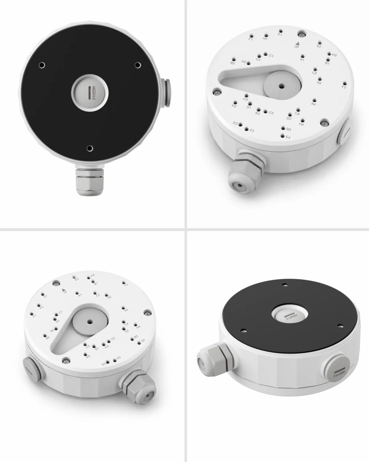 Reolink Caja de Conexiones RLA-JBL1, Sólo Diseñada Cámaras IP Domo RLC-520A/820A/1224A, RLC-840A/843A/1240A/840WA/843WA, RLC-823S1/823S2/823S1W, Duo 2V PoE & 3V PoE, E1 Outdoor Serie, FE Series