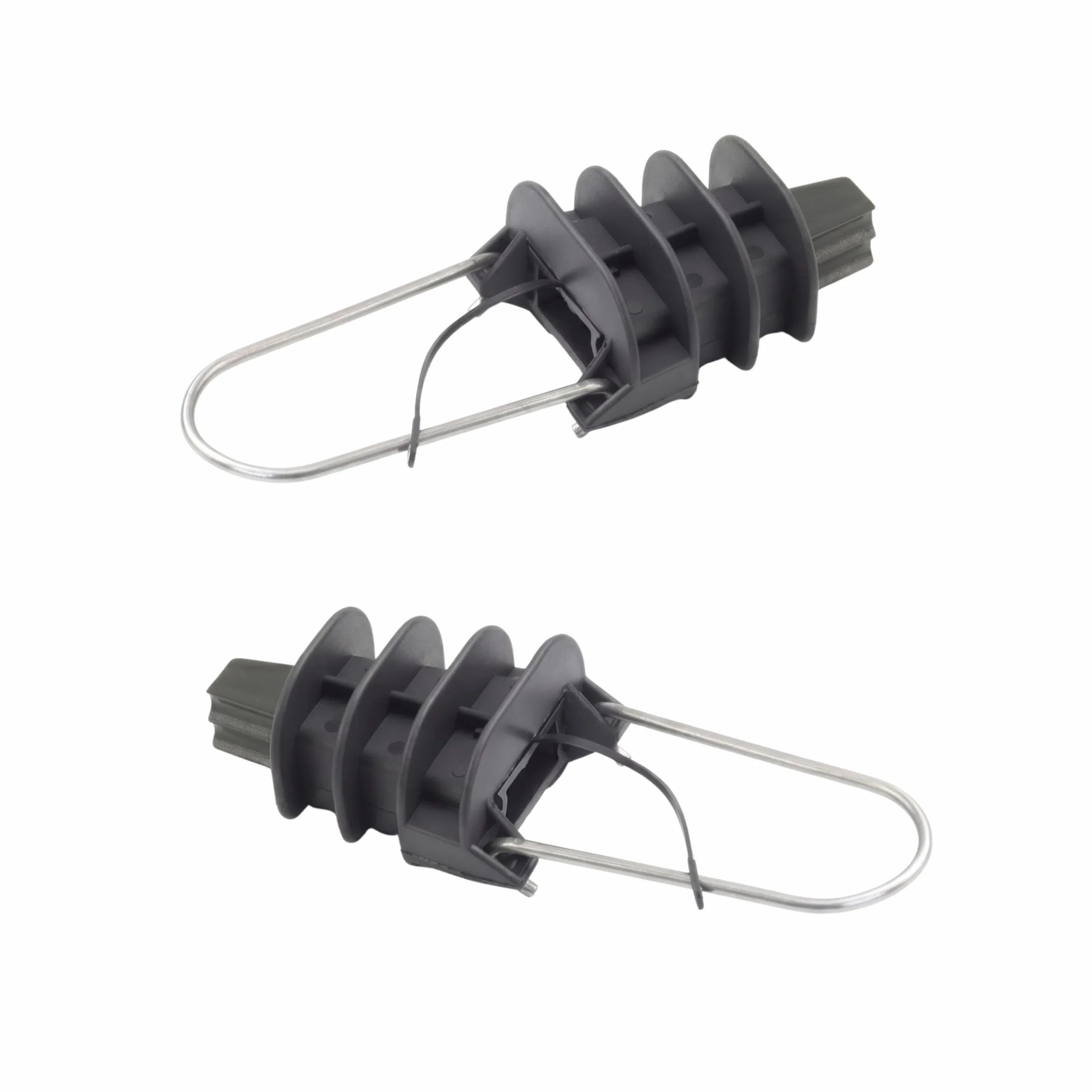 Silex | Pinza de Anclaje PE SXL25 para 4 cables | Tendido Aéreo Exterior | Para Instaladores Profesionales | Amarre Seguro Multicable de 5 a 10 mm | 10 uds