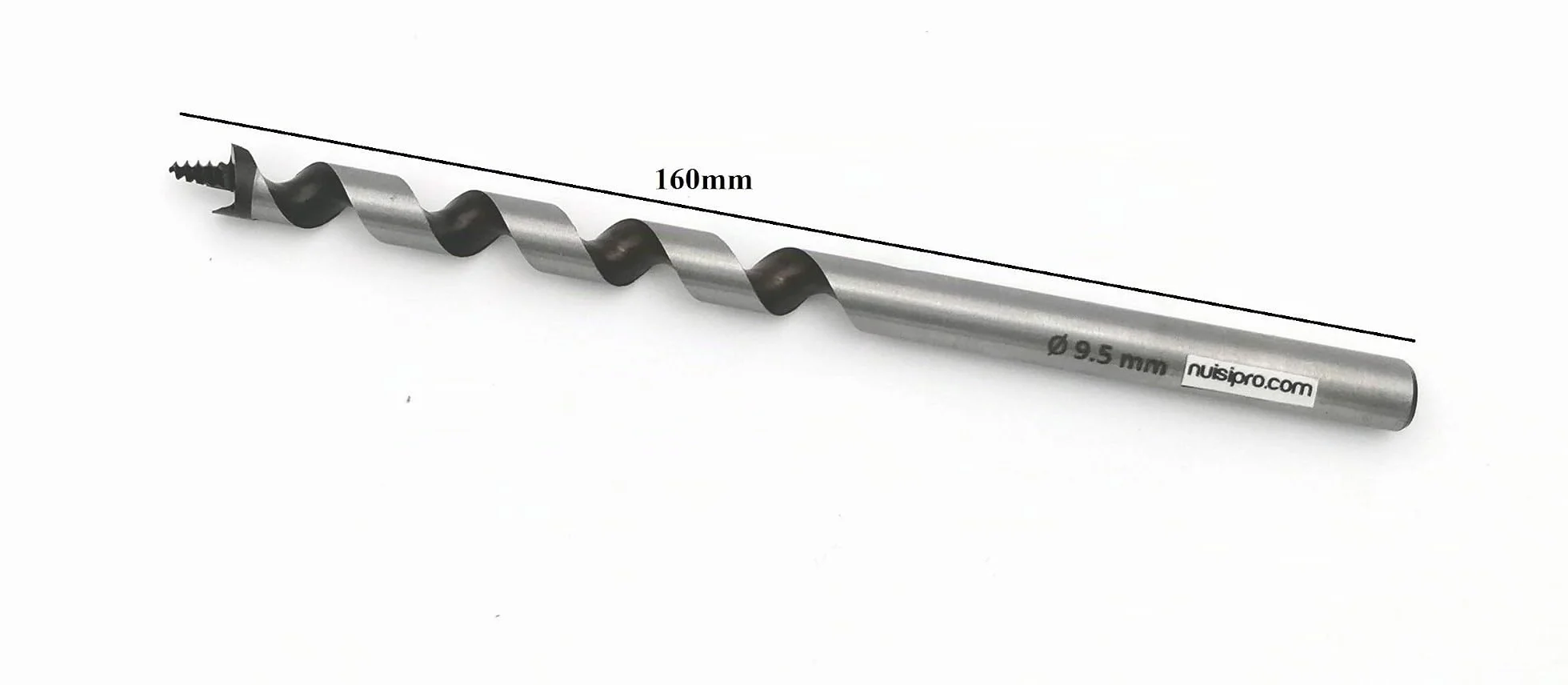 Broca para madera, punta de torsión (9,5 mm, para inyectores DALEP) – 609001