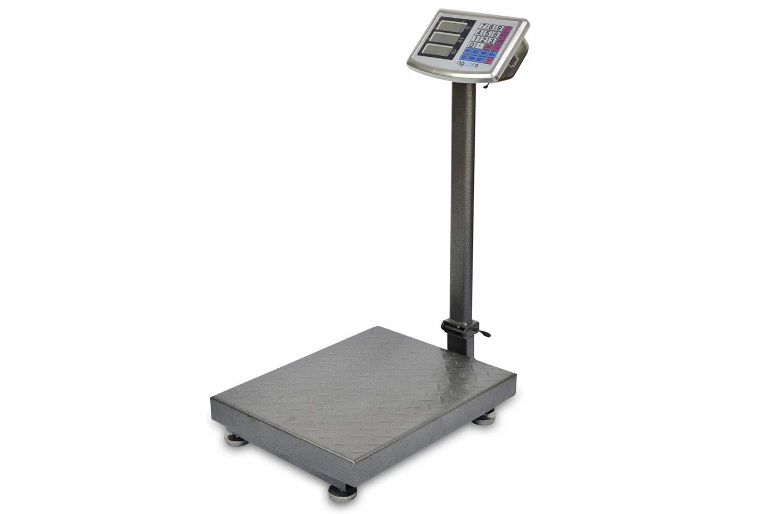 Báscula Industrial 300kg/50g 40x50cm Pantalla LCD Digital Plegable Acero Tratada Térmicamente
