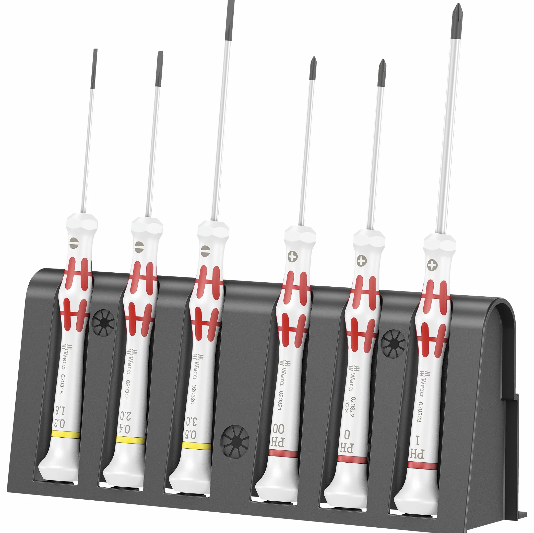 Wera Kraftform Micro Special Edition 1 - Juego de destornilladores (6 piezas, ranura en cruz, Phillips