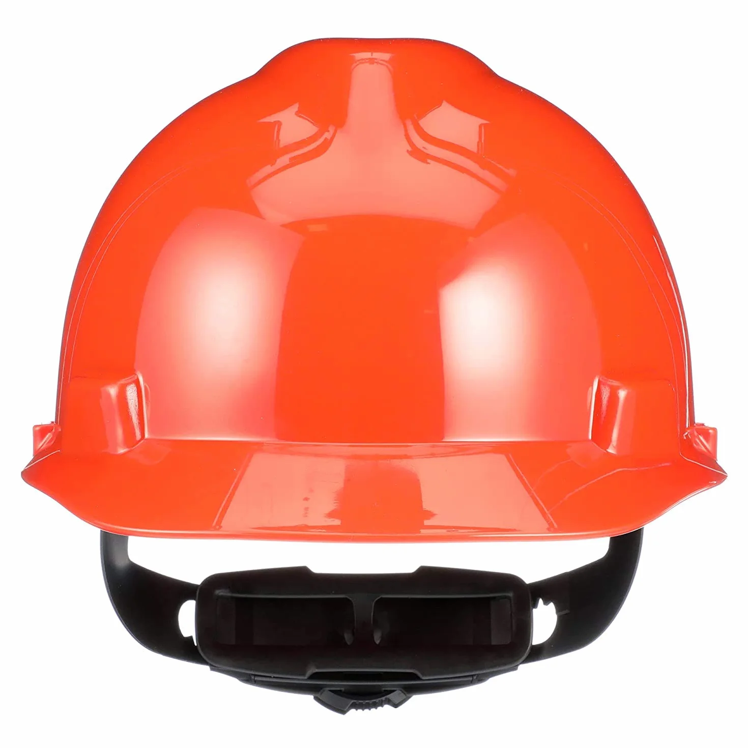 MSA 475361 Tapa ranurada V-Gard, con suspensión Fas-Trac III, Orange, Estándar