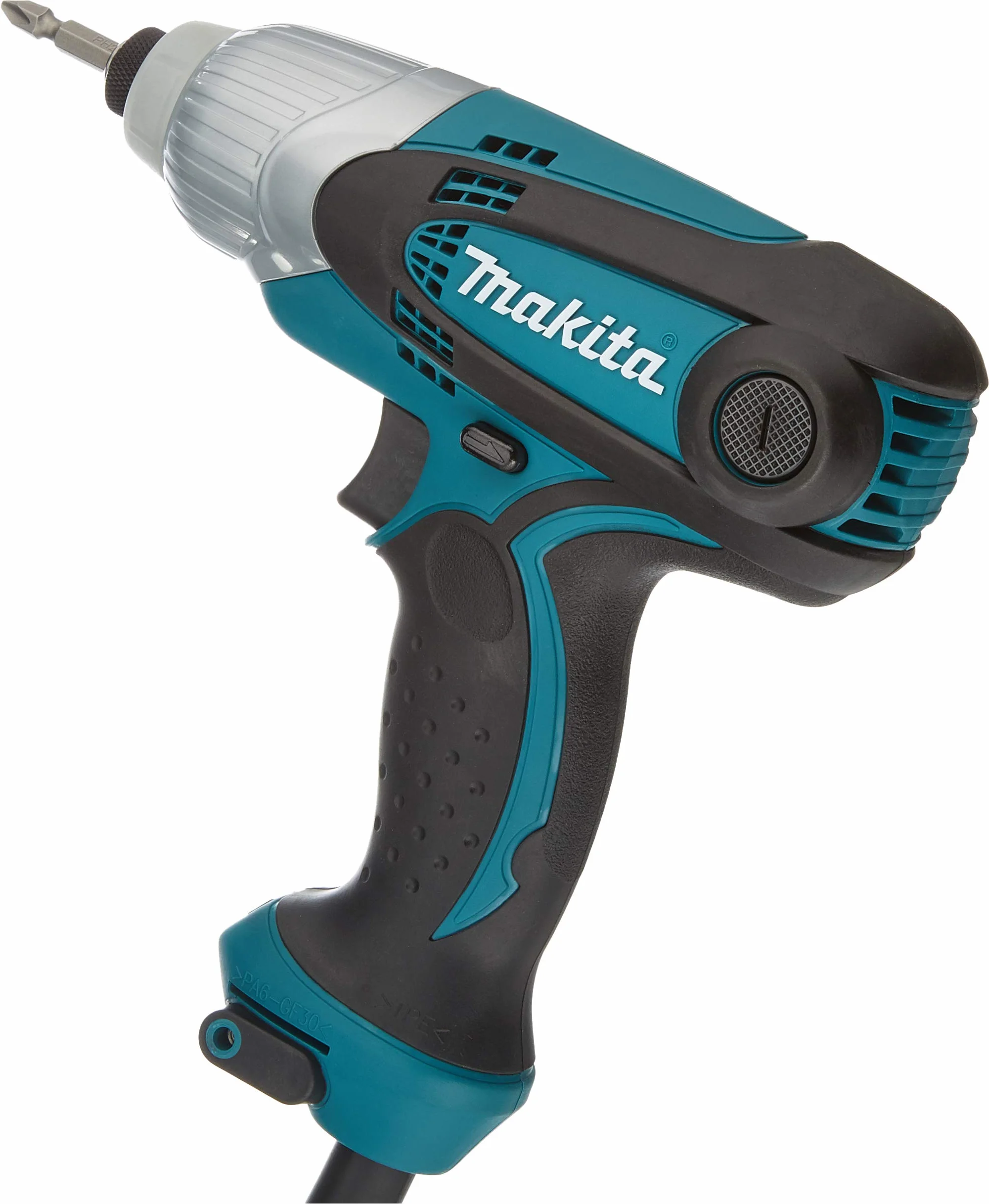 Makita TD0101F atornillador, 230 W, Negro/Azul