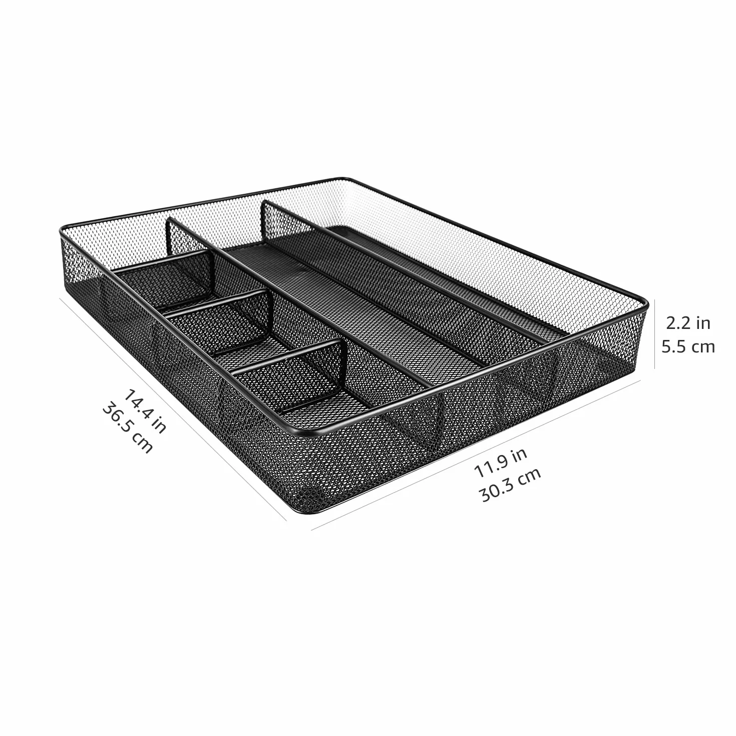 Amazon Basics Mesh Drawer Organizer Black