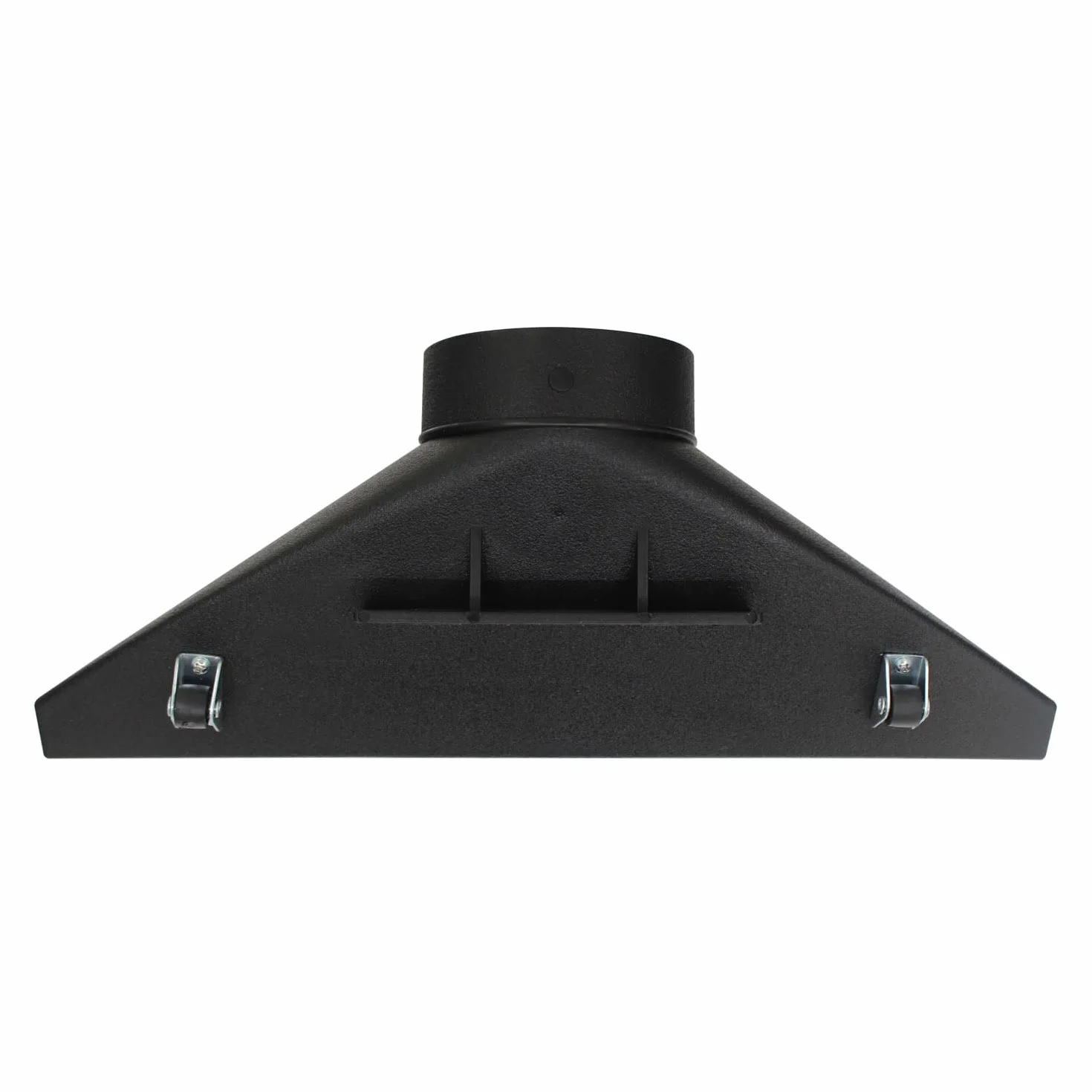 Campana extractora de polvo con rueda para colector de aserrin boca aspiracion carpinteria para aspirador virutas serrin