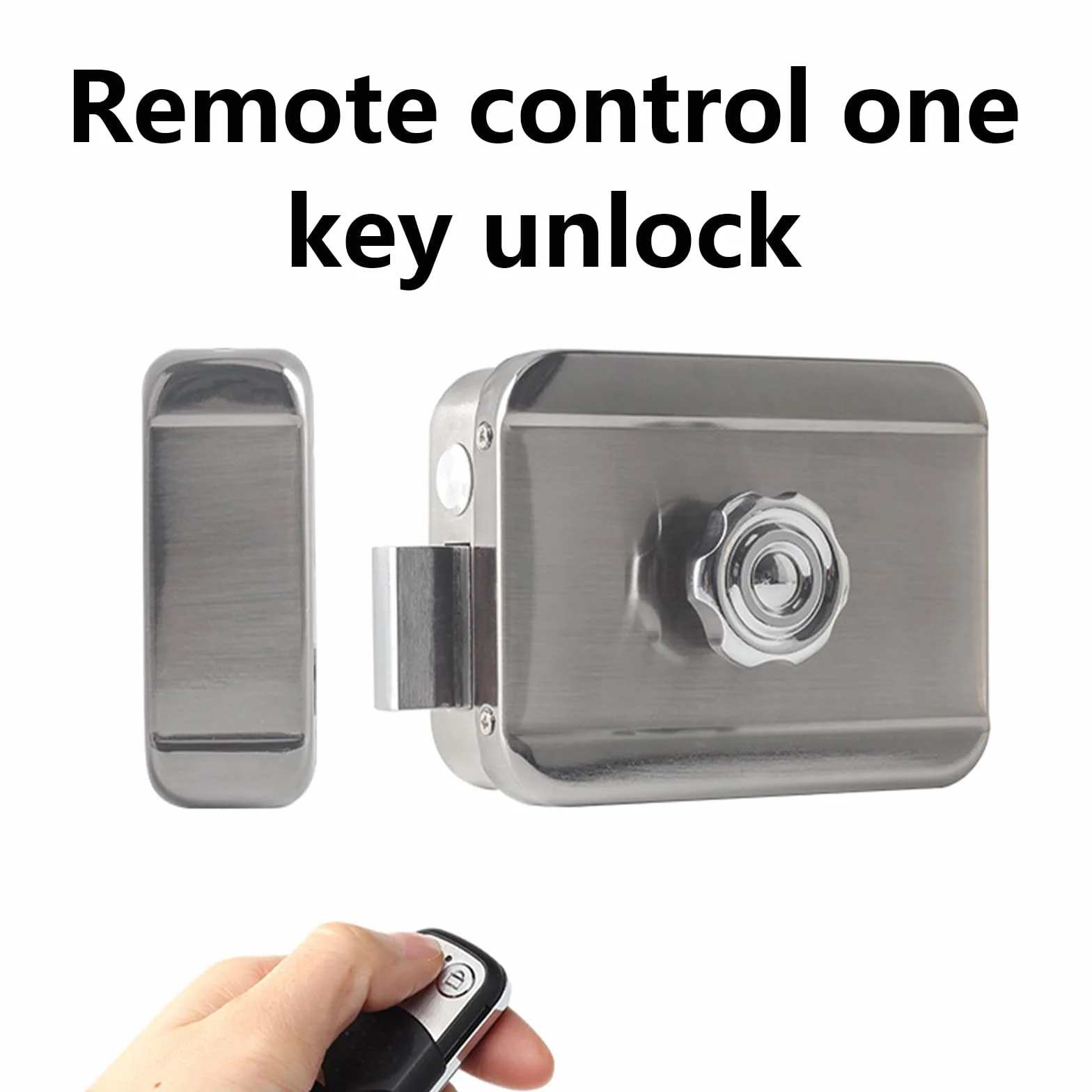 Cerradura de puerta electrónica invisible inteligente cerradura de puerta de seguridad para el hogar cerradura de puerta de control remoto