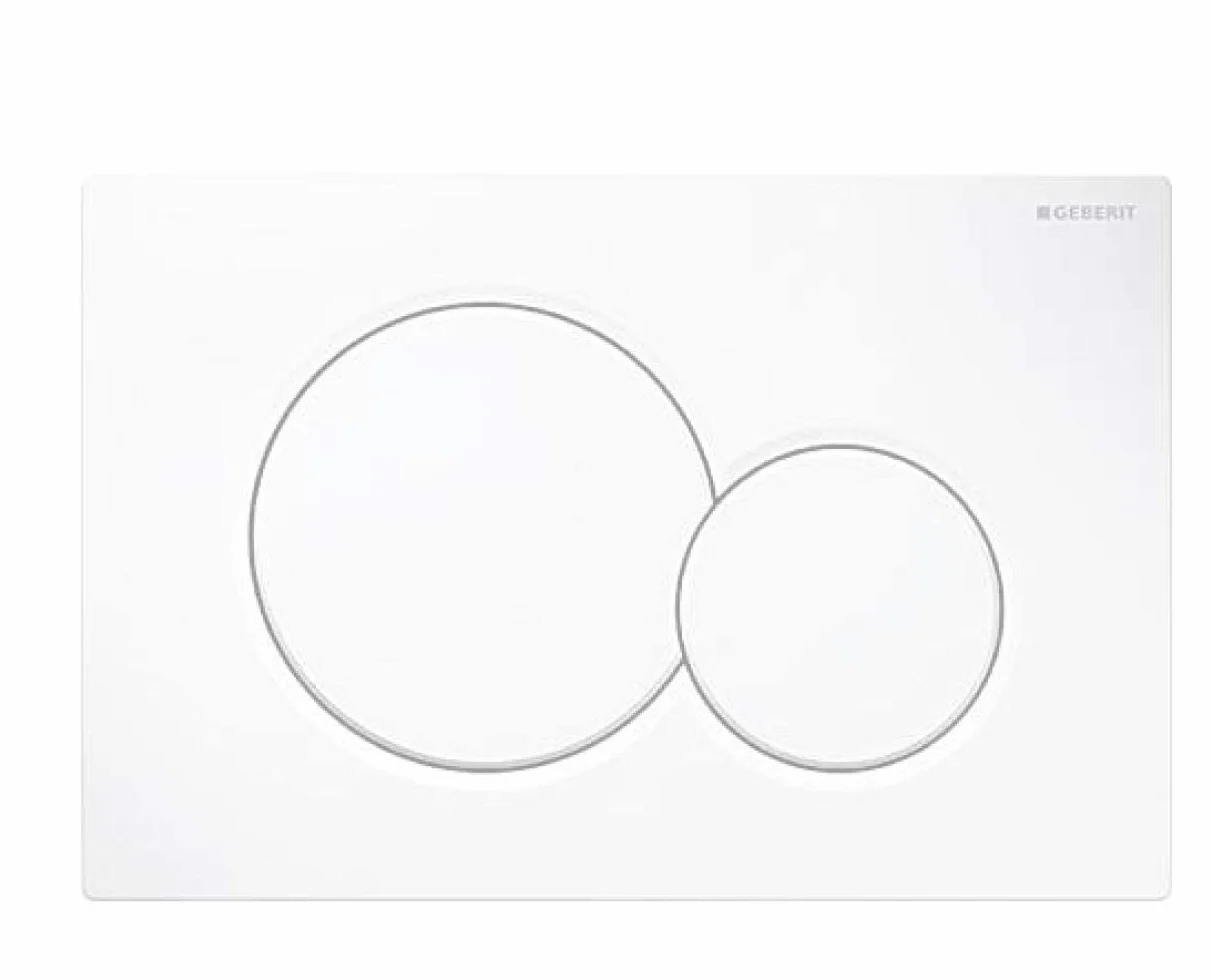 Geberit - 115.770.11.5 - Placa blanca para empotrar, Sigma 01