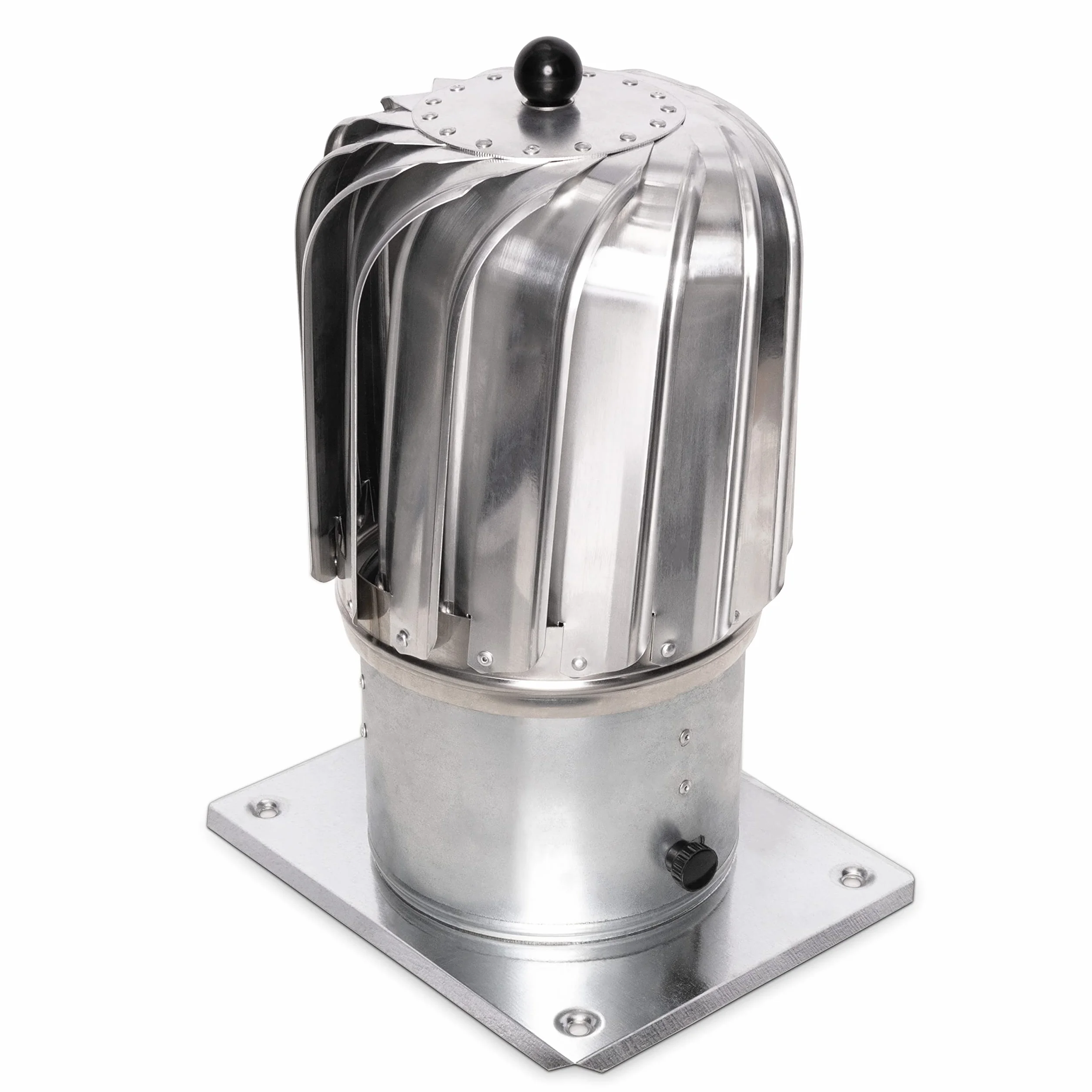 STERR ERC150AB – 150 mm Sombrero de Ventilación Alargado Giratorio con Base