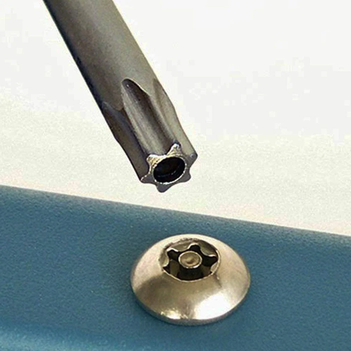 COMOK T8/T10/T15/T20/T25/T30 - Juego de 10 puntas de destornillador magnéticas de cabeza de torx de 50 mm de largo