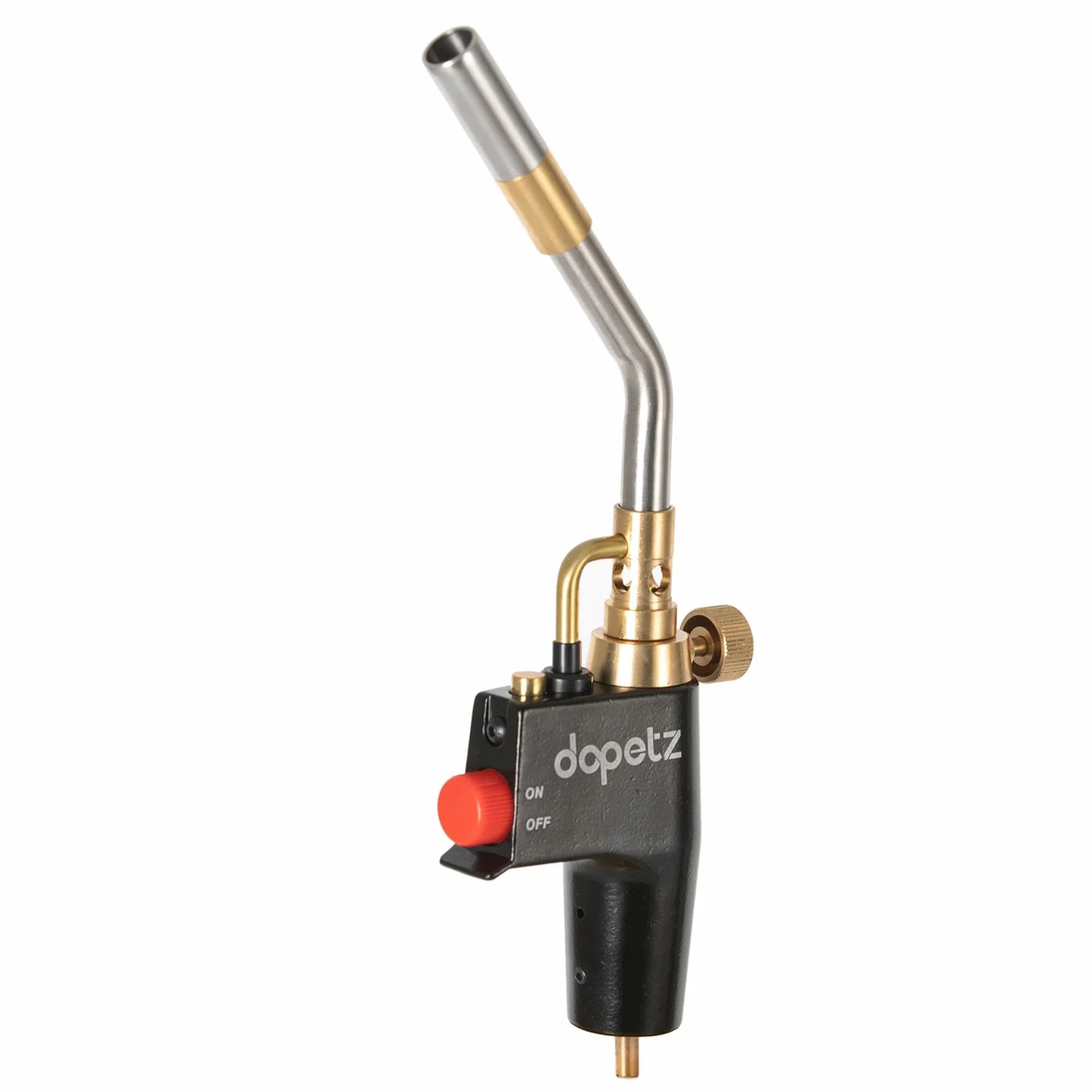 Dapetz Mapp Pro - Antorcha de gas y 2 cartuchos de gas para soldadura, soldadura fuerte, descongelación, tratamiento térmico, mecánicos, quemador de chorro, cilindro, cartucho de botella amarillo