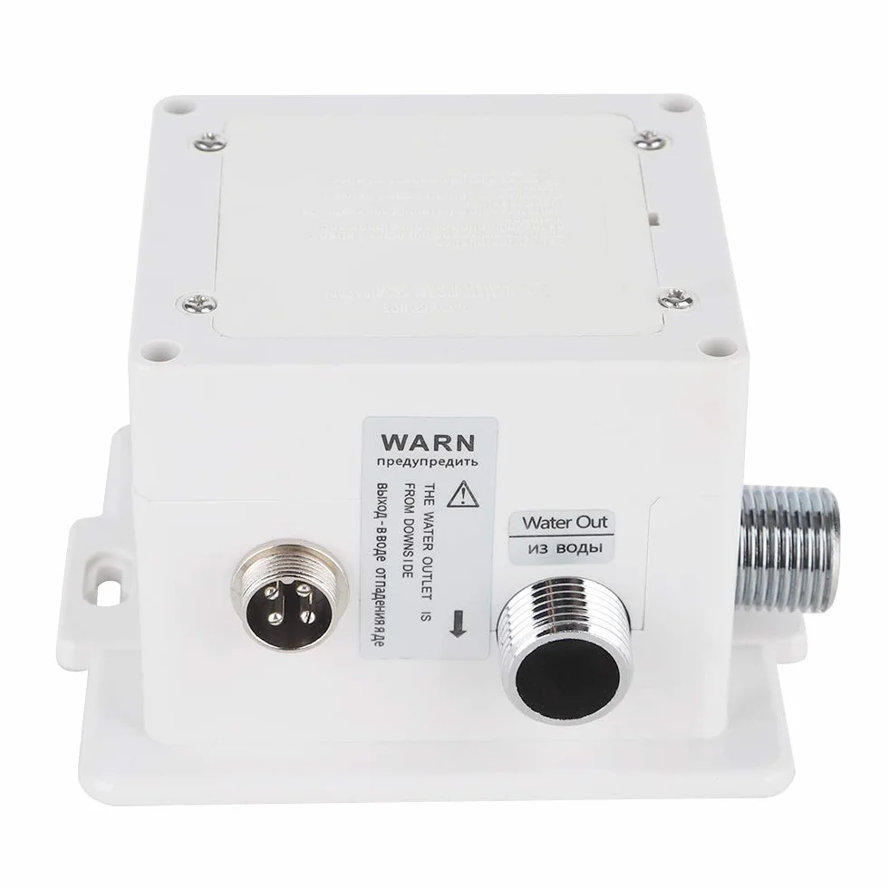 Grifo Automático con Sensor de Infrarrojos, Sin Contacto, Inteligente para Lavabo y Fregadero, con Válvula Mezcladora de Agua Fría y Caliente, para Cocina y Baño