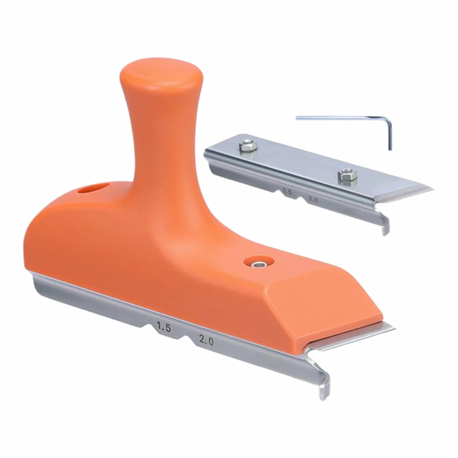 Recortador de Bordes de - Cepilladora Manual Para Rebabas De Cantos,Herramienta Manual Para Carpintería Con Cuchilla Biselada Para Recortar Cantos Rectos Y Curvos De Pvc Y