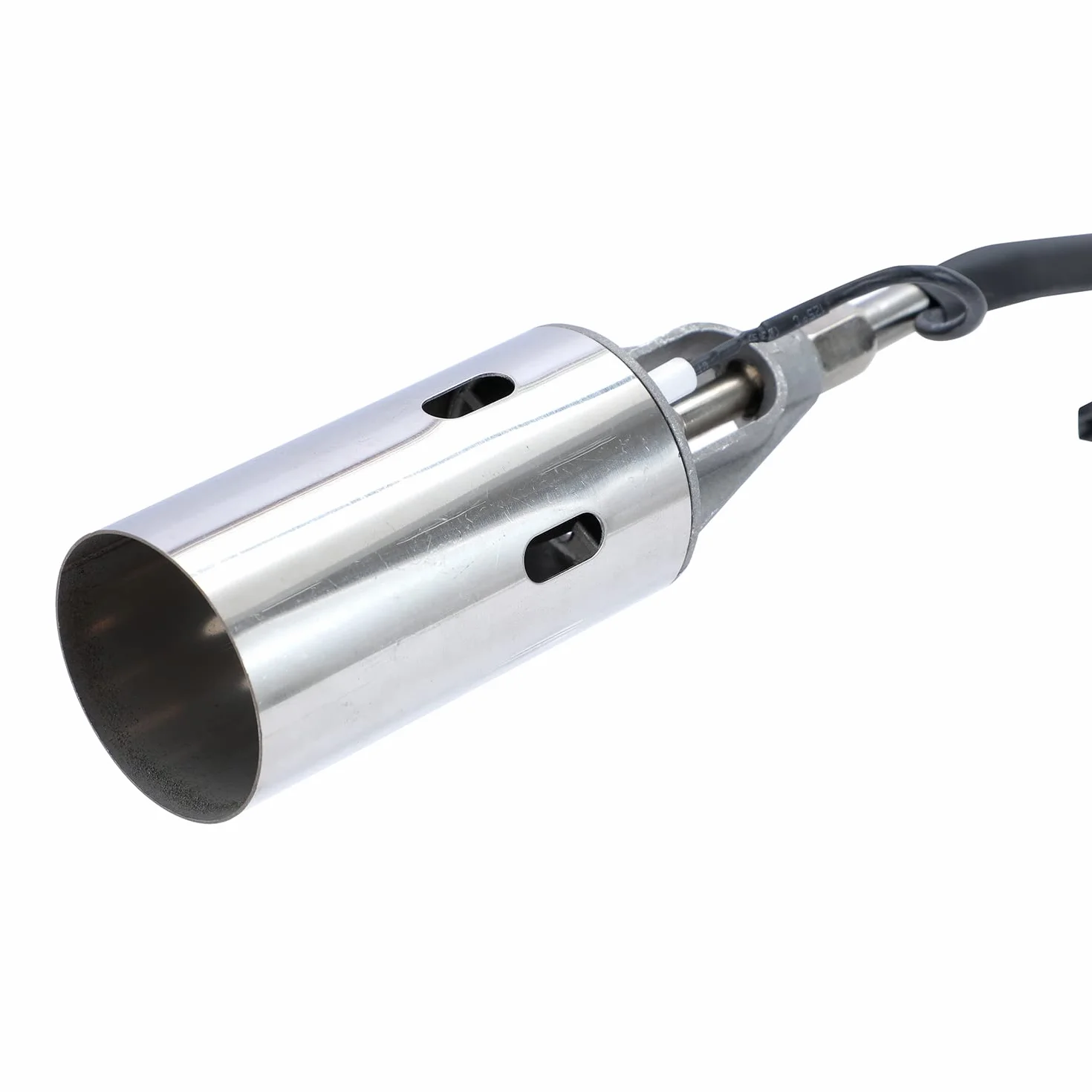 KATSU 324160 - Antorcha de gas, quemador de malas hierbas, encendedor electrónico, lanzallamas, soplete, sellado, fundición, calefacción, soldadura, soplete, multiusos, 570 mm de largo