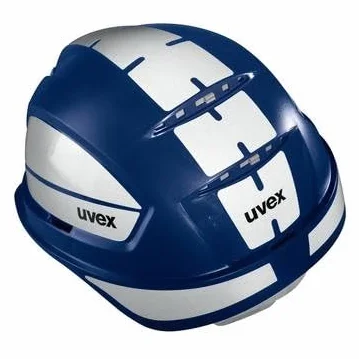 Uvex Casco de protección Pheos S-KR 9772541 azul con ventilación, 1 pieza