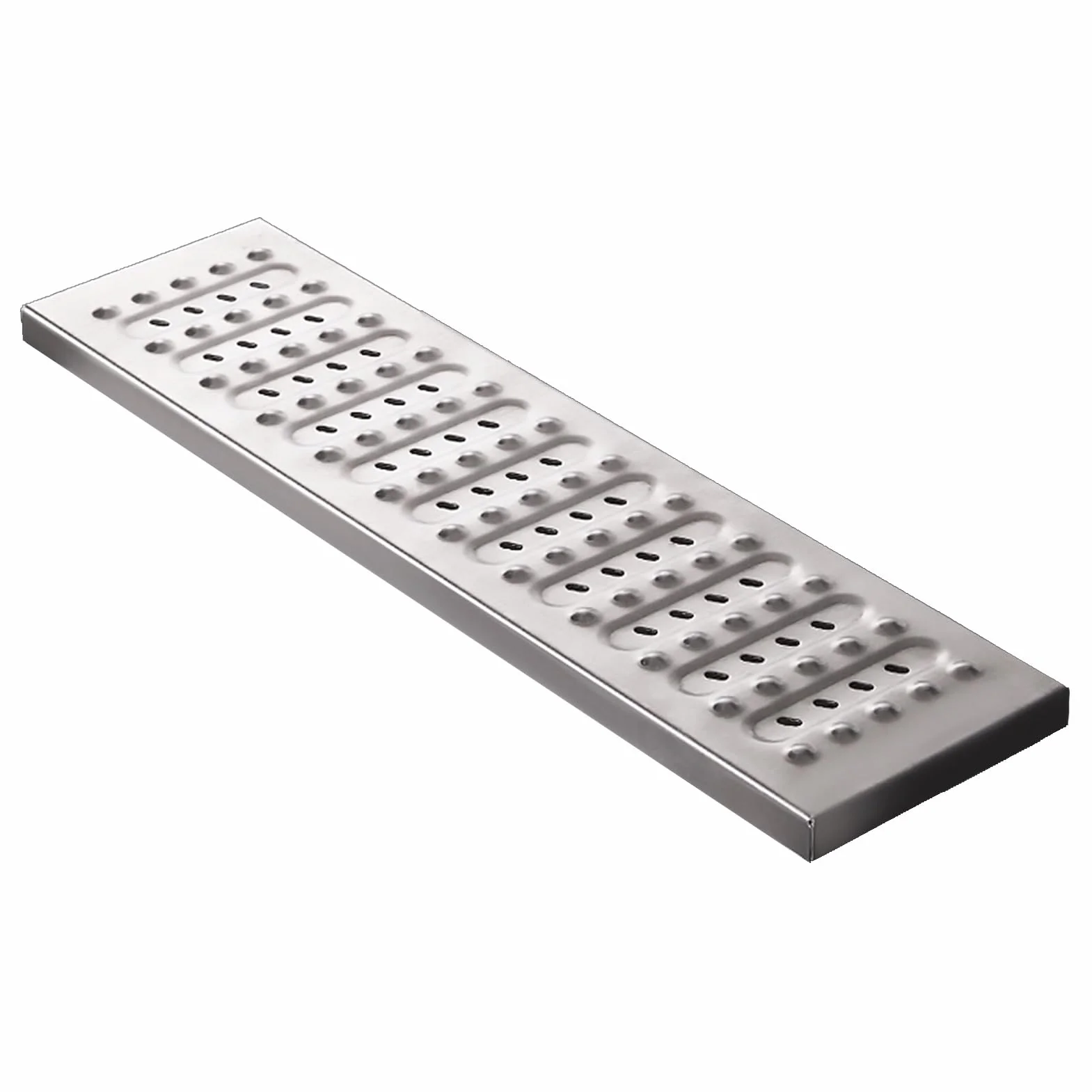 Rejilla de drenaje de acero inoxidable para zanjas y sumideros al aire libre, superficie antideslizante, entrada, parque, jardín, garaje, patio, alcantarillado, diseño resistente