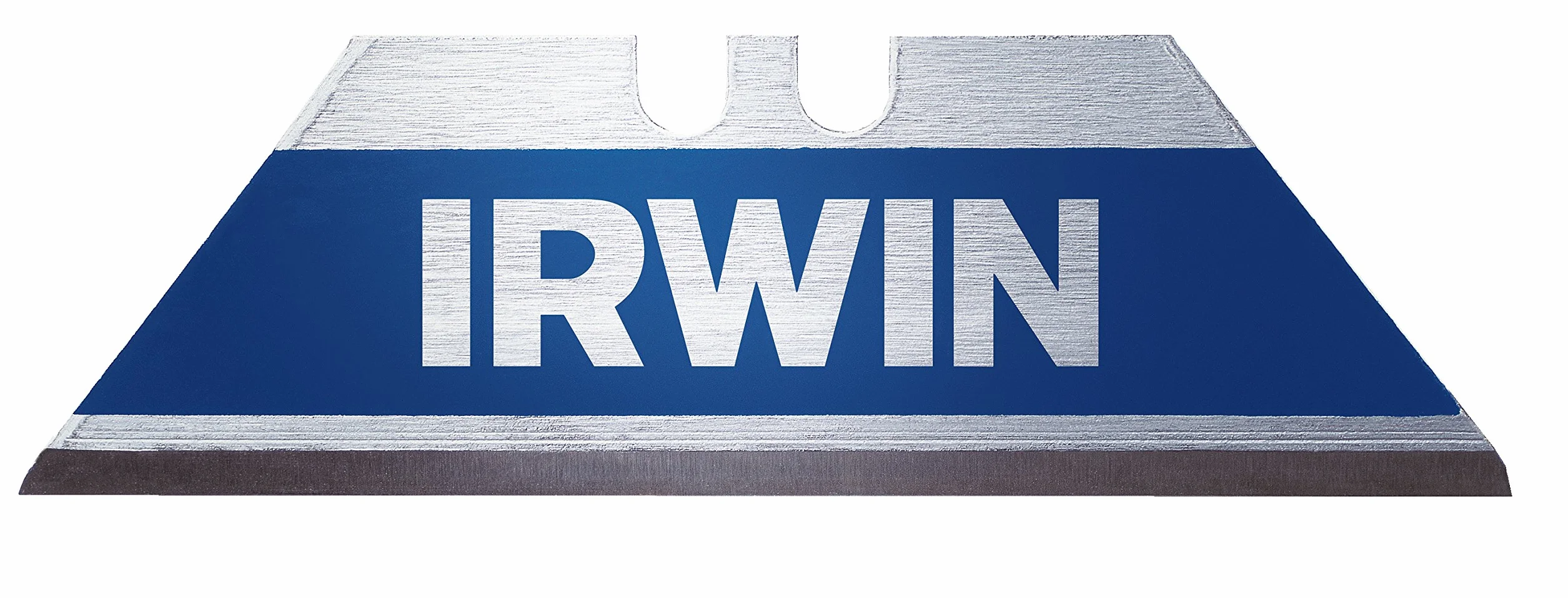 IRWIN 10504243 - Cuchilla trapezoidales Bi-Metal Azul, 100 uds, dispensador