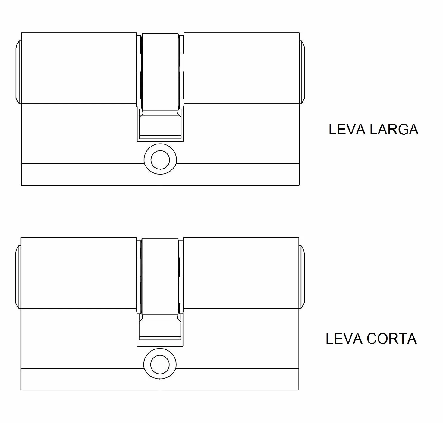 Yale, YL63030HNLC, Cilindro de Seguridad, YL6, No, Leva Corta, Llave - Llave, Niquelado, 30 x 30 mm