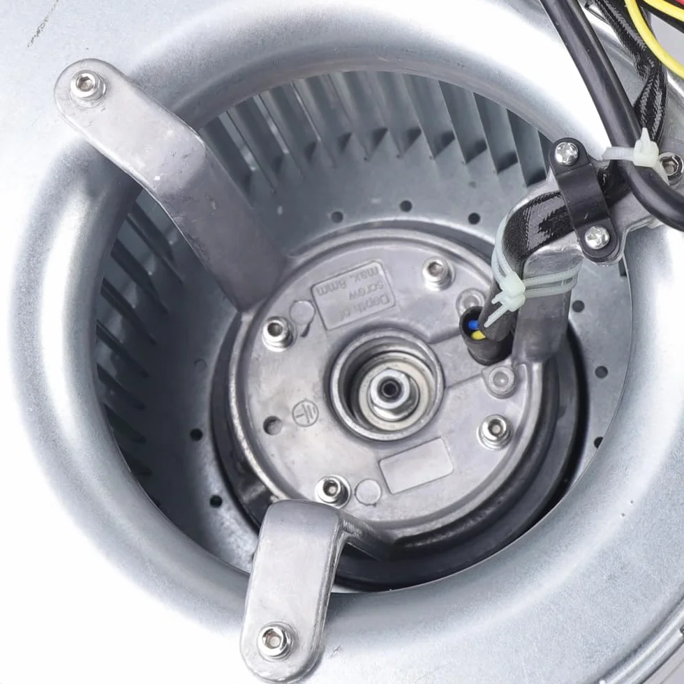 Ventilador Radial Centrífugo Industrial de 840 m3/h, 146 mm - Centrífugo a Presión para Caldera