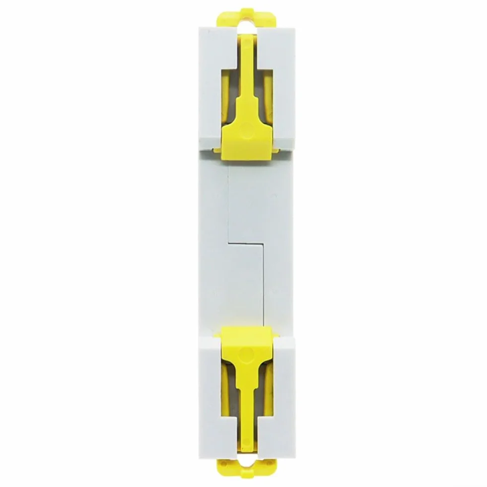 Amperímetro trifásico, pantalla trifásica de 3 dígitos, Mini Din 35mm Rail Pantalla Digital Indicador de medidor de corriente modular trifásico