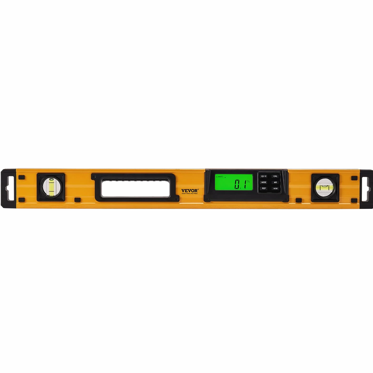 VEVOR Nivel de Burbuja Magnético Nivel Torpedo 600 mm Pantalla LED Retroiluminada Herramienta de Nivelación 0-360° Aleación de Aluminio Sensor de Gravedad para Medición Industria de Construcción Hogar