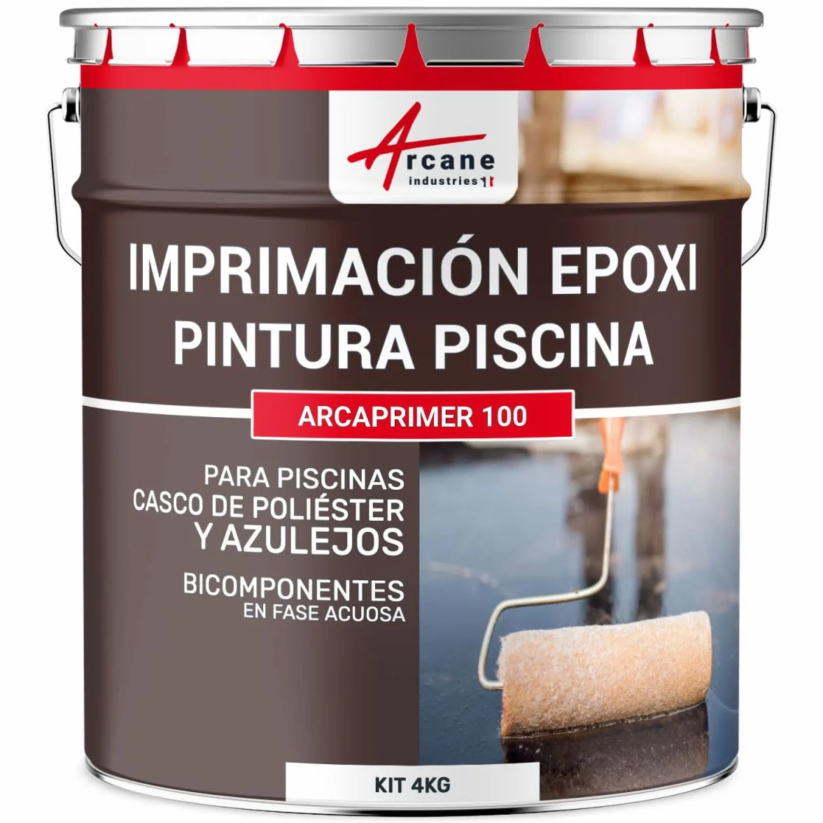 ARCANE INDUSTRIES Imprimación epoxi para piscina de casco poliéster y azulejos - ARCAPRIMER 100