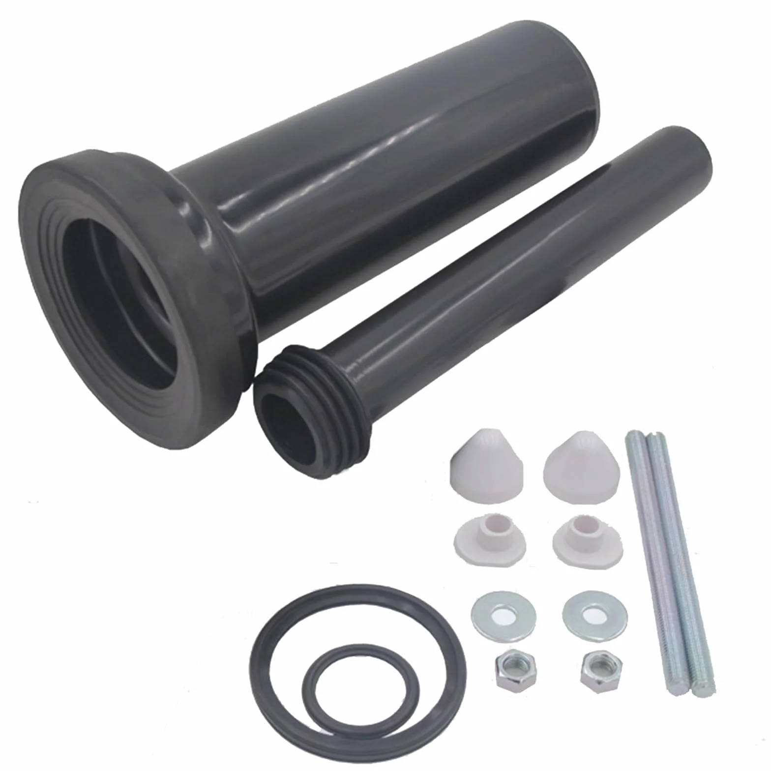 Juego De ConexióN Para Inodoro De Pared, Juego De Conexión Para Inodoro De 300 Mm Con Tubo De Descarga Tapas Para Tubo De Desagüe Junta Material De Fijación Juego De Montaje Para Inodoro De Pared