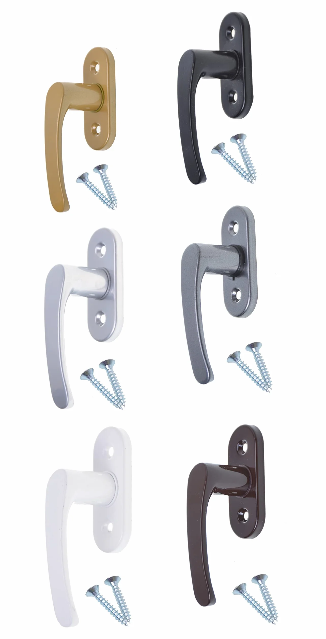 Manilla para puerta de balcón (metal), color dorado