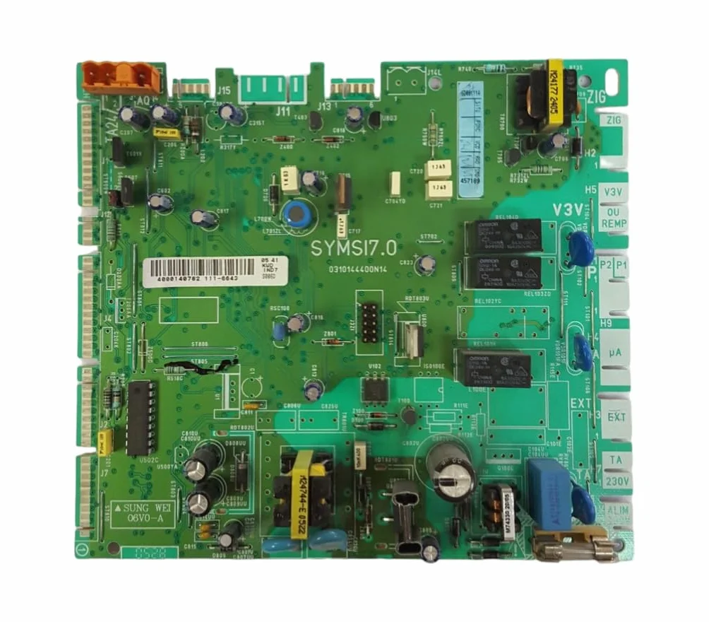 Placa Electrónica Original para Caldera 0310144400N14 V4 - Modelo 3 Relés Disposición 2+1 - Compatible Varios Modelos - Pieza Repuesto Reacondicionada - Garantía 1 Año