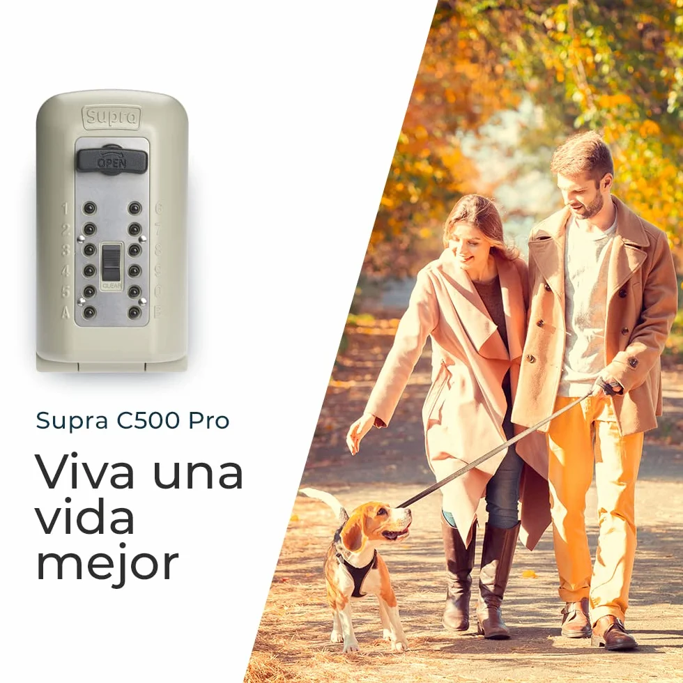 KeySafe SUPRA C500 Pro (2ª Generación) - Caja guarda llaves de alta seguridad, preferido por la policía