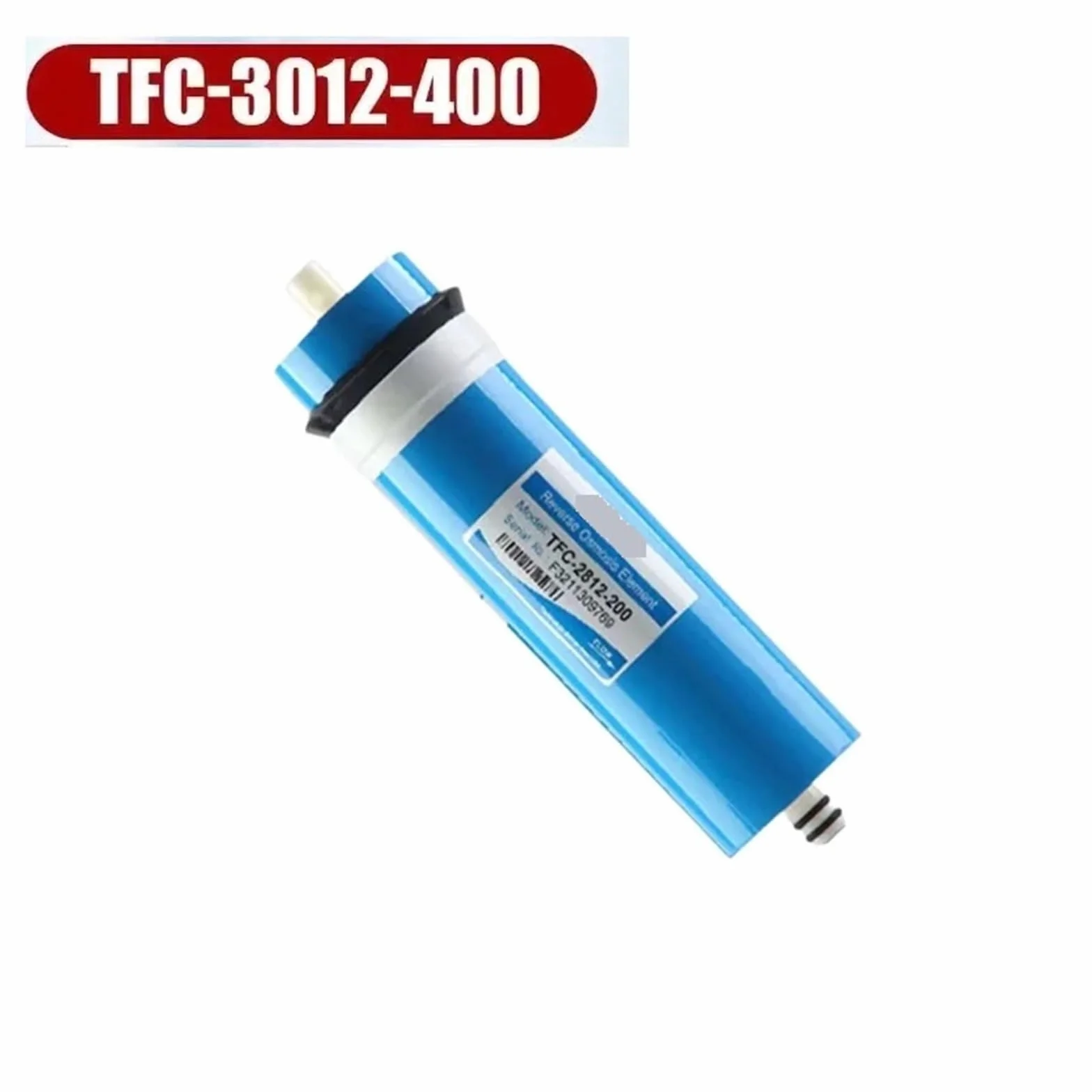 2 filtros de ósmosis inversa de repuesto de 400 GPD, cartuchos de membrana 3012-400G for sistemas de ósmosis inversa Con función de filtración de alta eficiencia(1PC)
