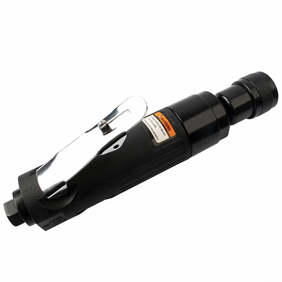 Amoladora neumática de neumáticos de 2200 RPM con portabrocas de 11 mm, herramienta de amortiguación de aire de bajo ruido para pulido de neumáticos, molienda de goma y piedra, incluye manguera de