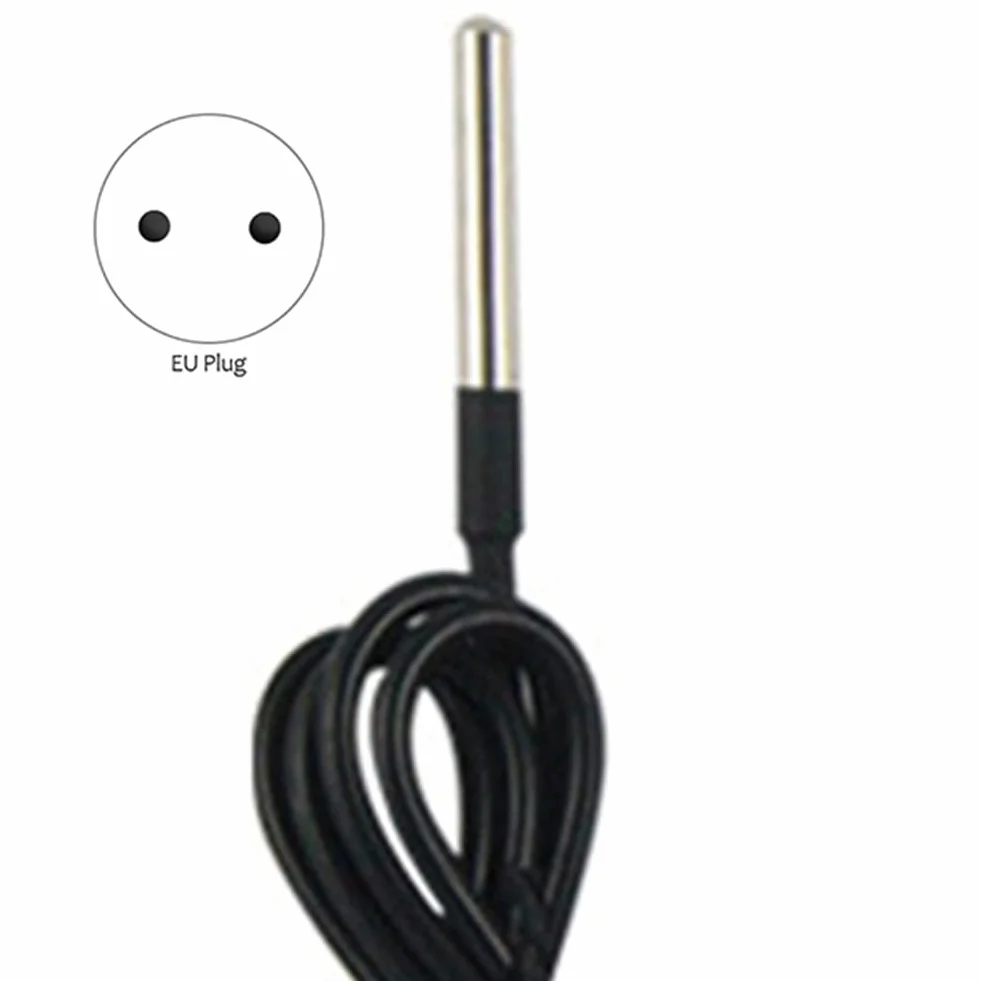 sensor de temperatura WiFi Tuya termómetro detector pantalla digital hogar inteligente vida alerta alarma congelador enchufe UE fácil de usar