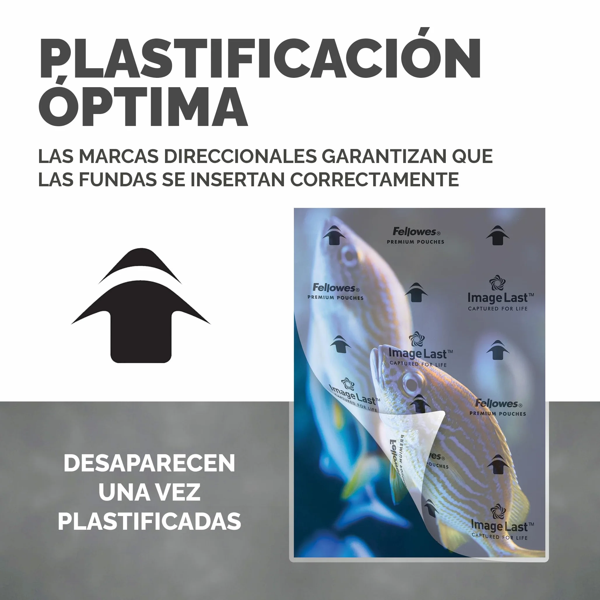 Fellowes pack 100 fundas plastificar A3 brillo 80 micras
