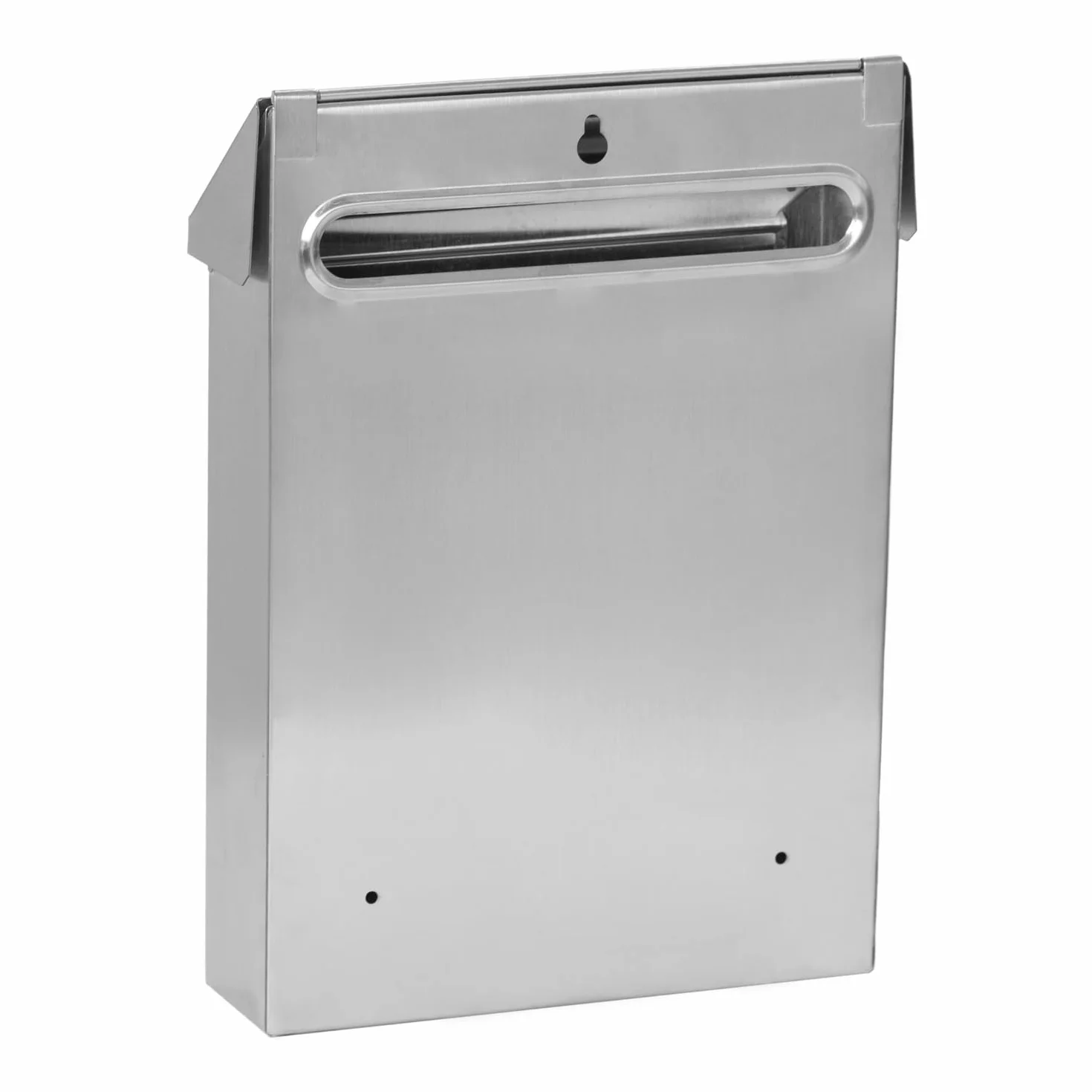 ARREGUI Smart E5727 Buzón Exterior de Acero Inoxidable Tamaño S (Correo DIN A5) | Buzón de Pared Pequeño | Buzón de Correo con Boca Trasera Recogecartas | Anticorrosivo | Fácil de Instalar | INOX