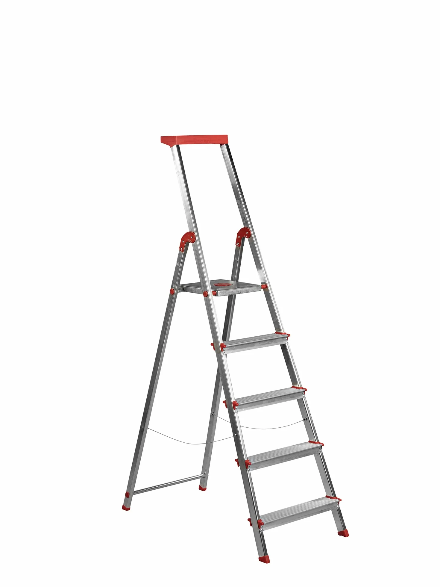 Escalera Aluminio Rolser BRICO 5 Peldaños. Certificada según Norma Europea EN-131 para Uso doméstico y Profesional.