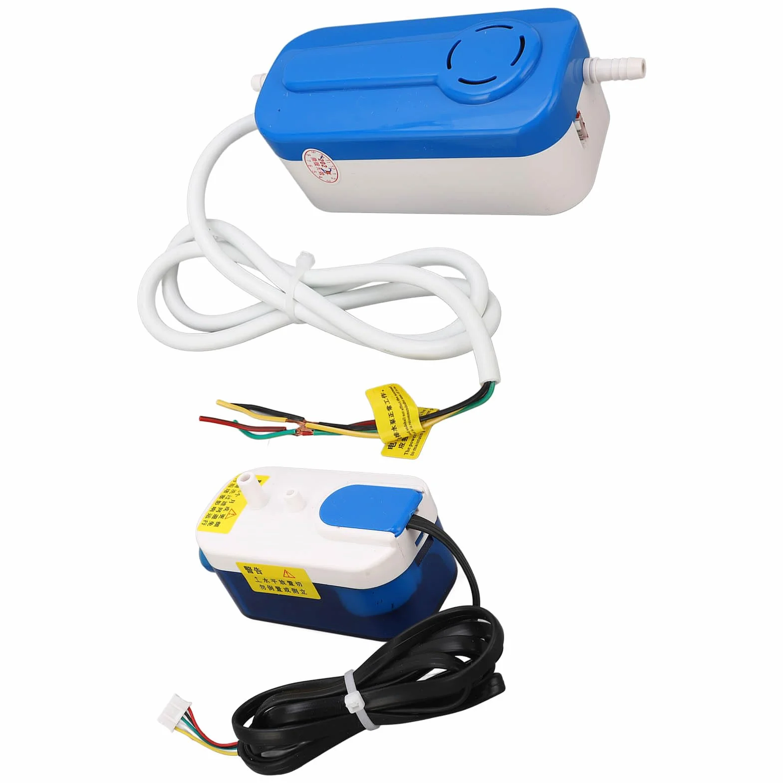 Bomba de Condensado Automática, AC110 a 240V 24L/H 200ml Bomba de Eliminación de Condensado HAVC Silenciosa, Bomba de Drenaje de Condensación Automática Mini Dividida Silenciosa