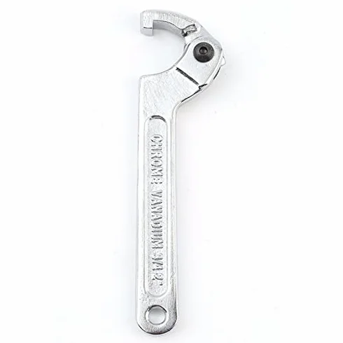 SEIWEI Herramienta de llave inglesa C, 115-170 mm, llave de gancho ajustable, cromo vanadio