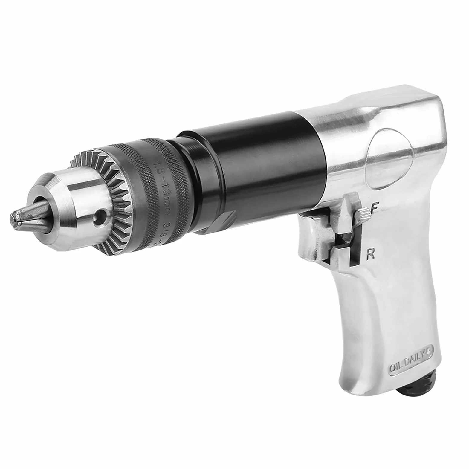 Tyenaza Taladro Neumático De Alta Resistencia De 1/2", KP - 554, Taladro Reversible CW/CCW De 900 RPM, con Mango Reversible De 360° para Operaciones De Perforación Profesionales