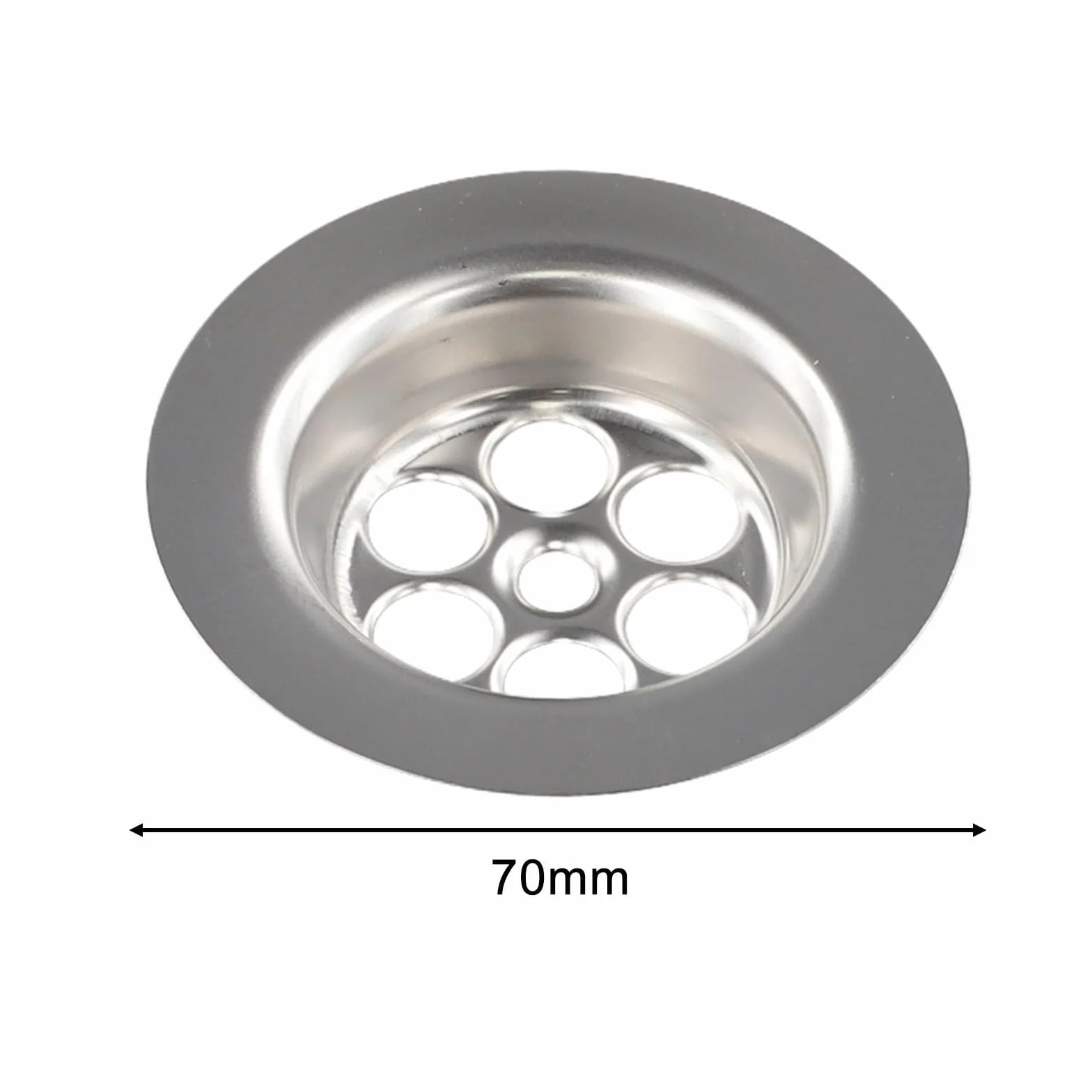 Repuesto de agujero de baño de acero inoxidable con tornillo para reparación de fugas - 2 juegos