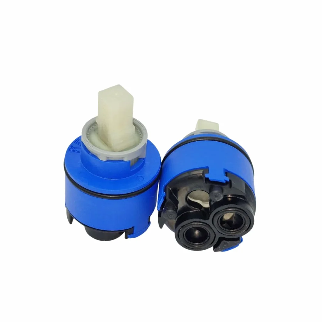 Schläfer 480055 | Cartucho de grifo mezclador de 35 mm, cartucho de repuesto de cerámica baja con 2 patas, para grifos mezcladores monomando de cocina, baño, ducha y bañera
