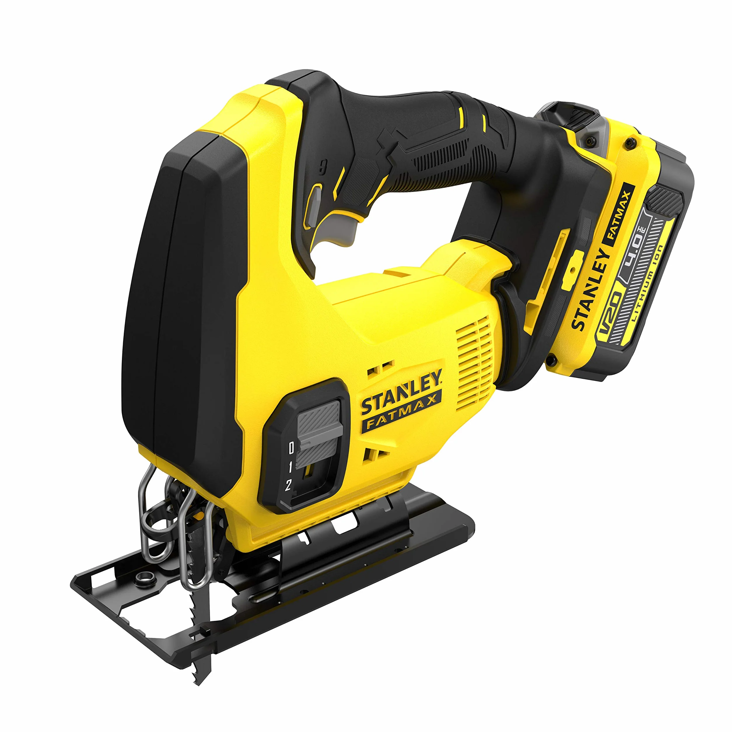 STANLEY FATMAX SFMCS600M2K-QW - SIERRA DE CALAR V20 LI-ION 18V CON 2 BATERÍAS 4Ah, CARGADOR Y MALETÍN