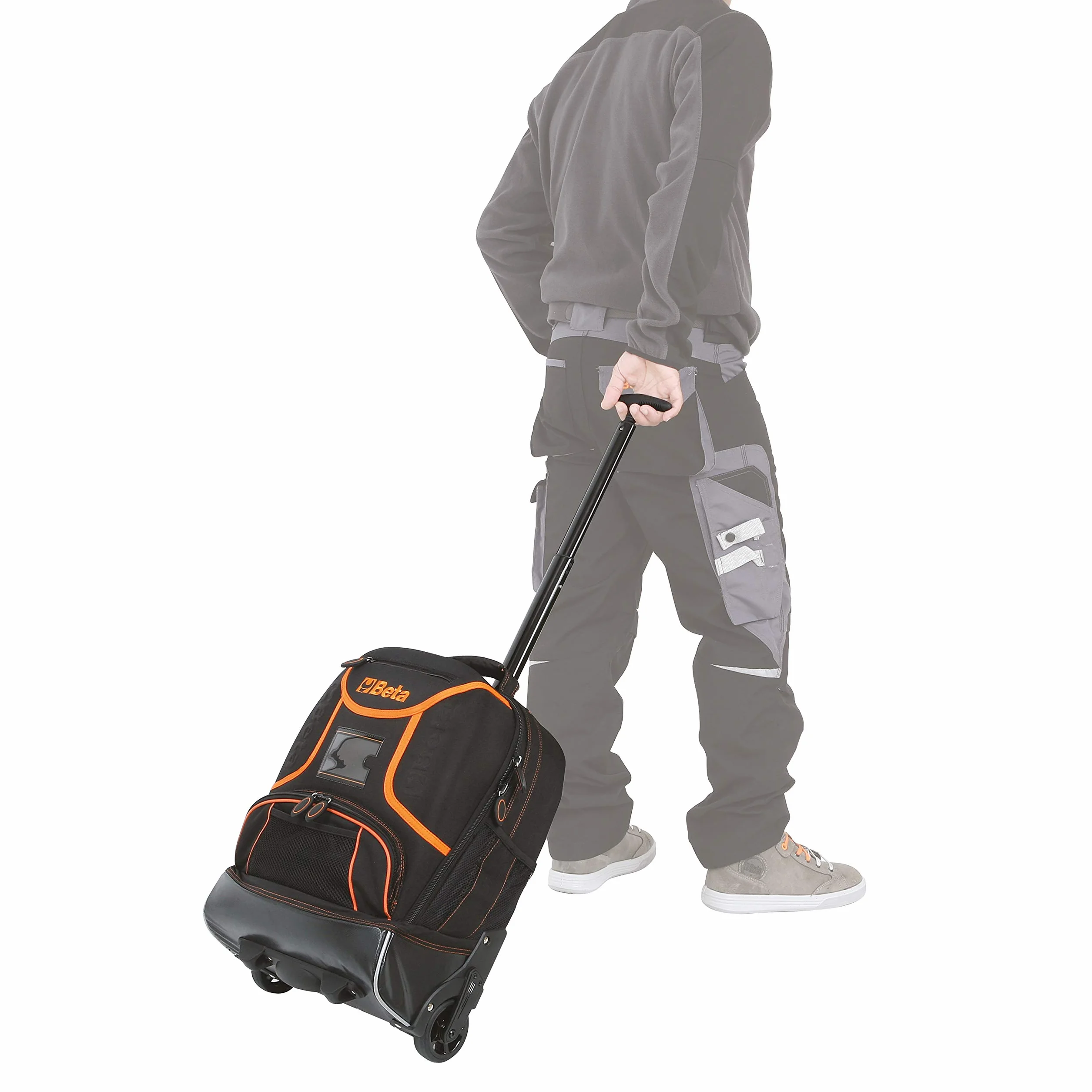 Beta C6T - Mochila Porta-Herramientas en Tejido técnico, con Ruedas, vacía